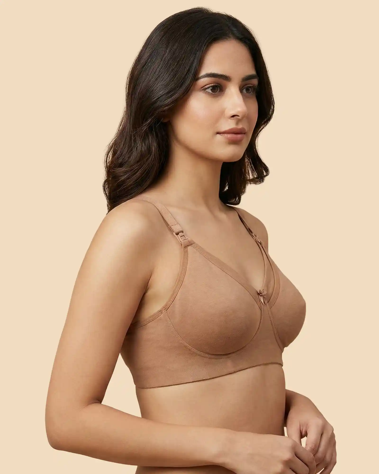 Cotton Non-Padded Bonded Comfortable Feeding Bra (TW-SB-9502-FWN) - Image 3