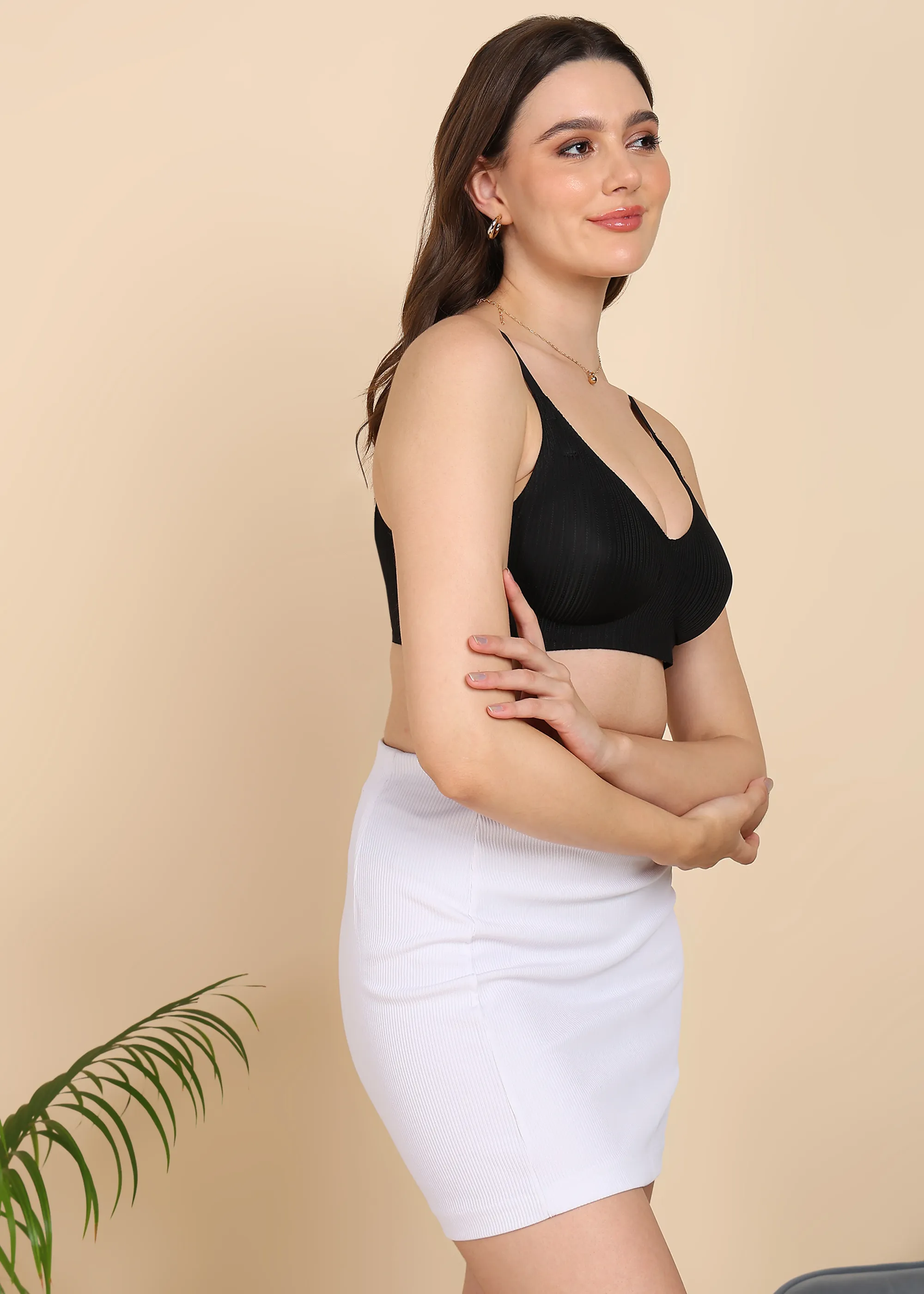 Tweens Bonded Designer Fabric Padded Seamless Bra (SB-998) - Image 18