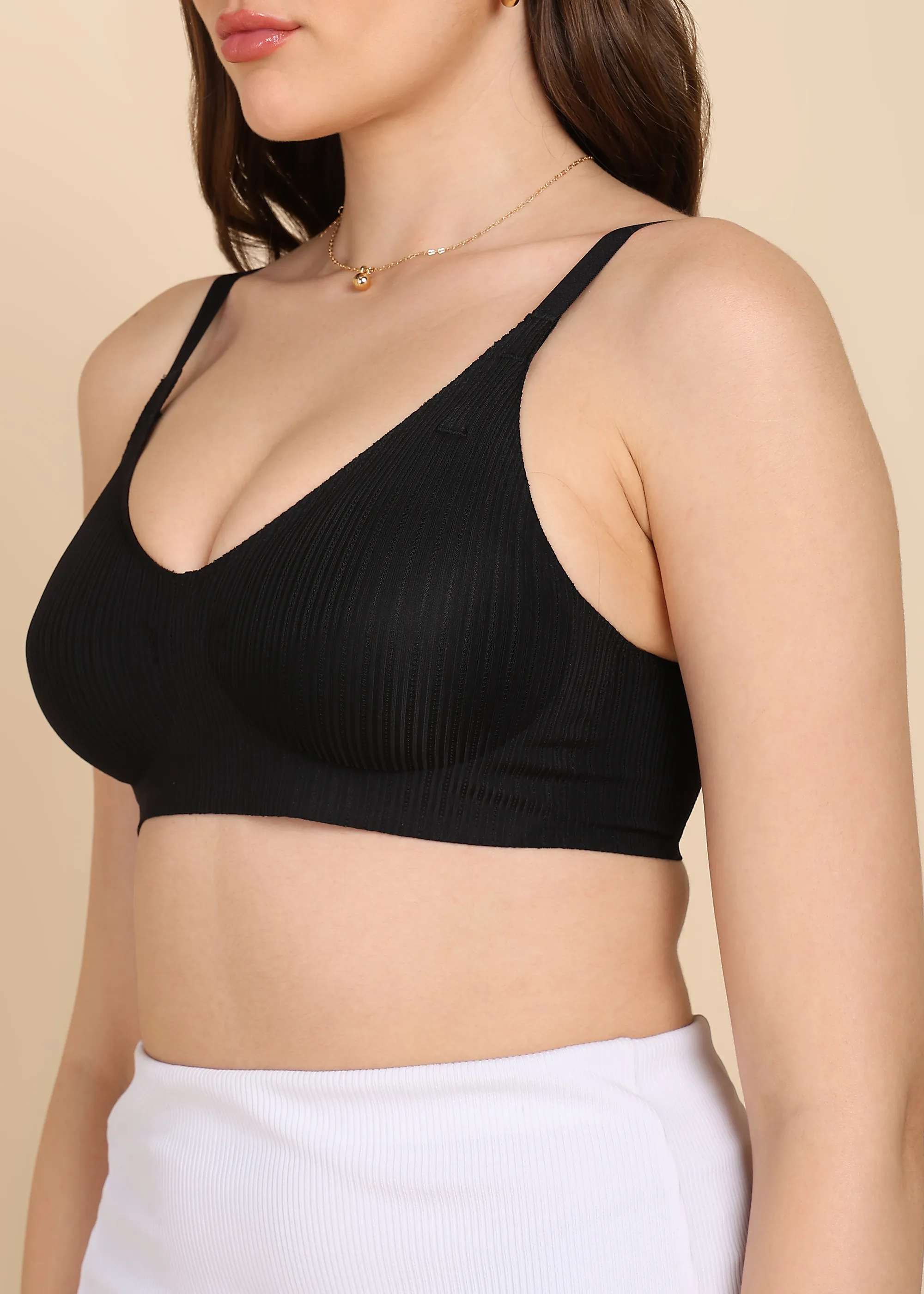 Tweens Bonded Designer Fabric Padded Seamless Bra (SB-998) - Image 20