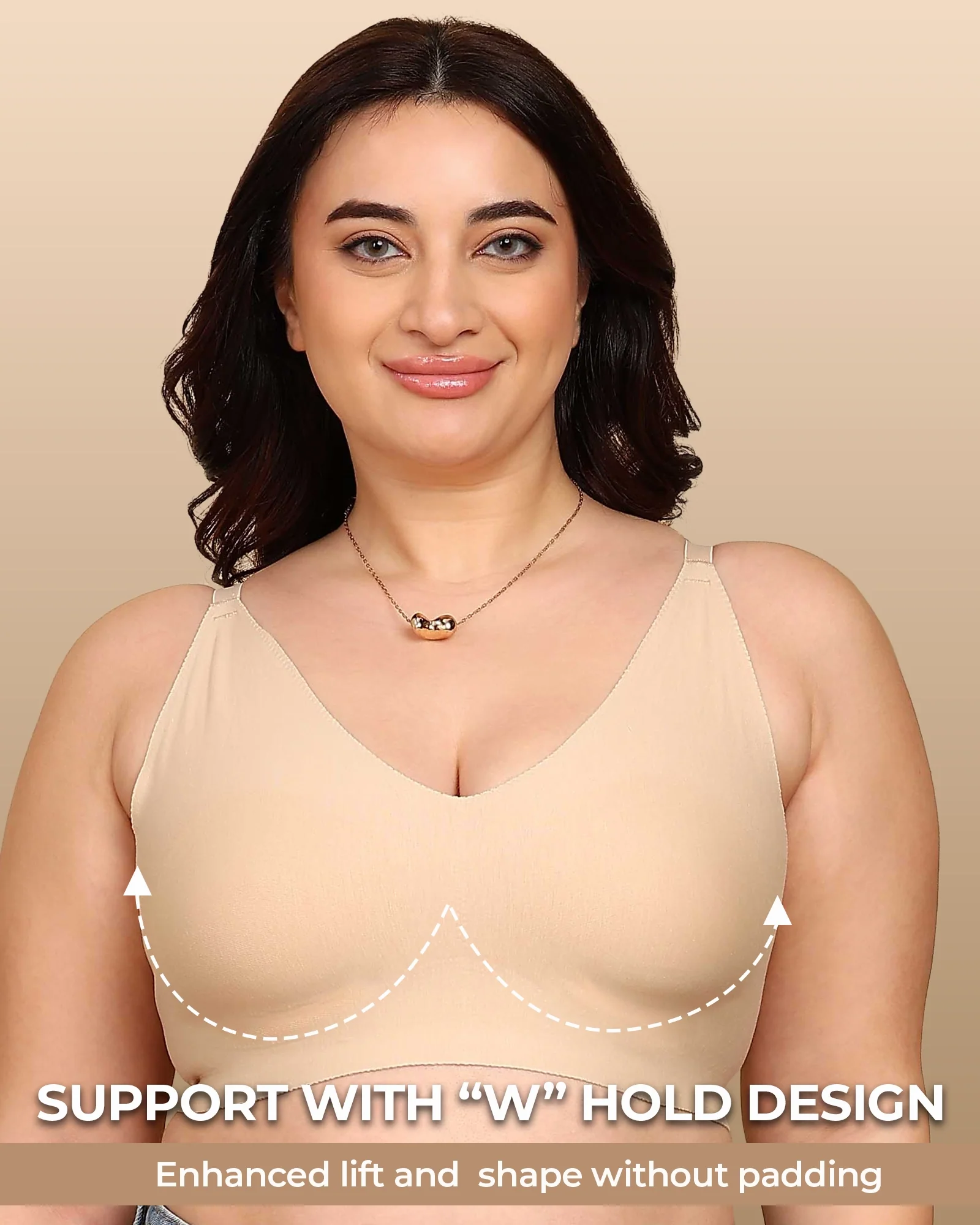 Tweens Bonded Breathable Cotton Non-Padded Full-Coverage Bra with Hidden Concealer (SB-935) - Image 14