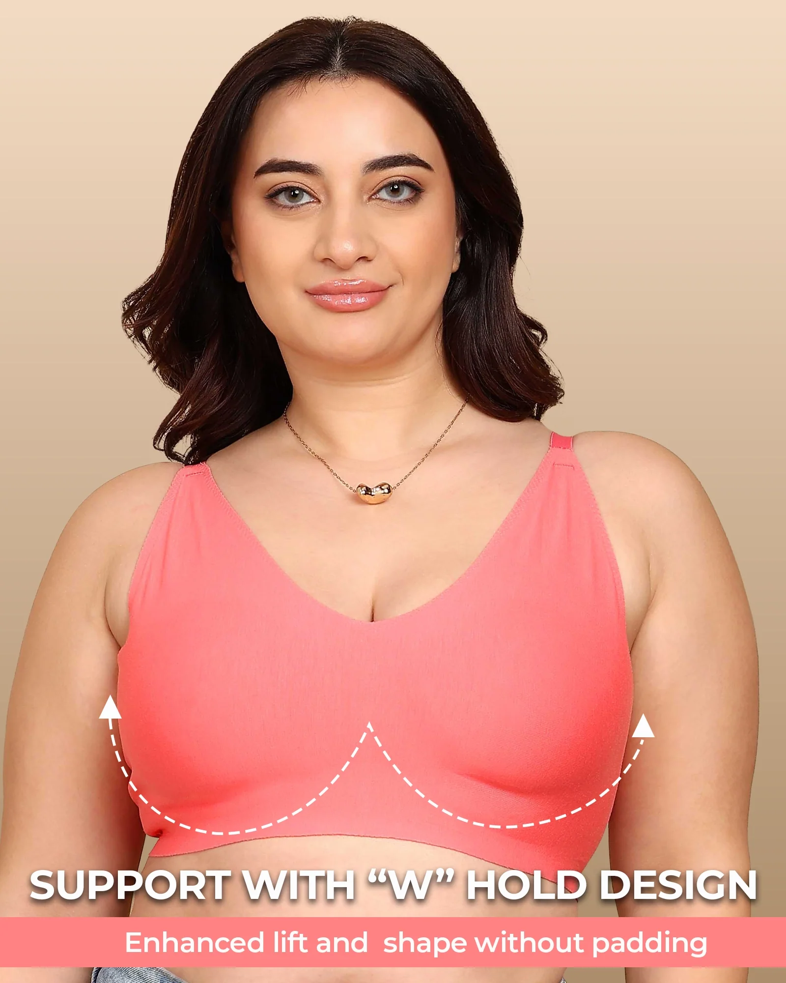 Tweens Bonded Breathable Cotton Non-Padded Full-Coverage Bra with Hidden Concealer (SB-935) - Image 36