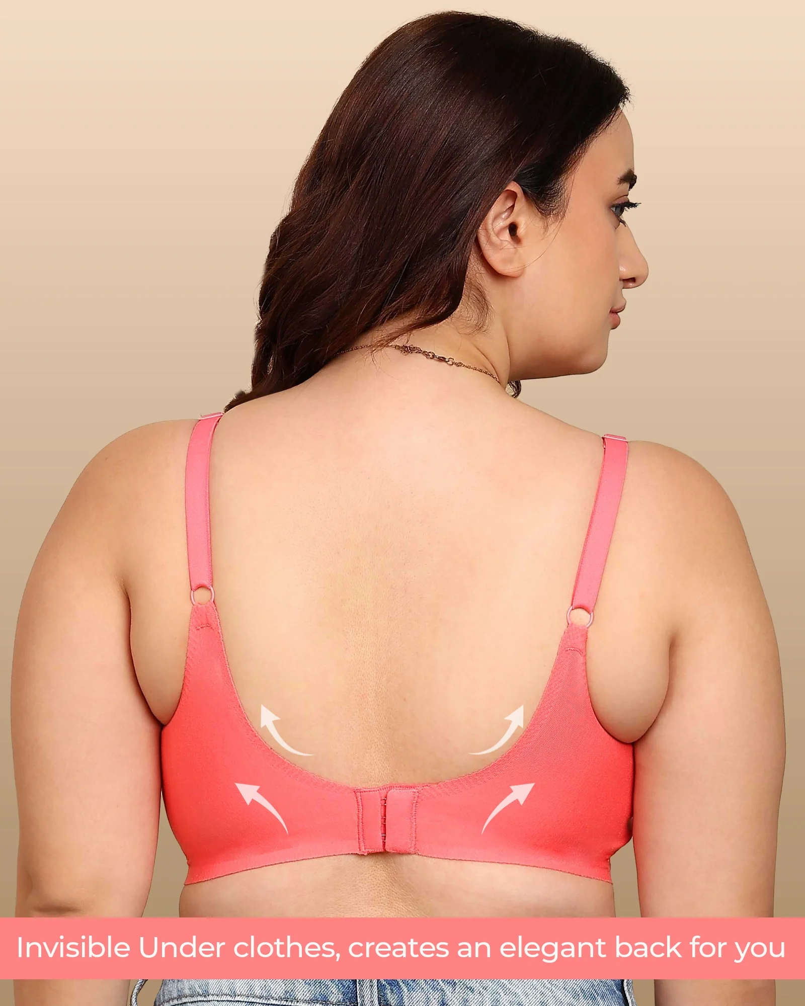 Tweens Bonded Breathable Cotton Non-Padded Full-Coverage Bra with Hidden Concealer (SB-935) - Image 37