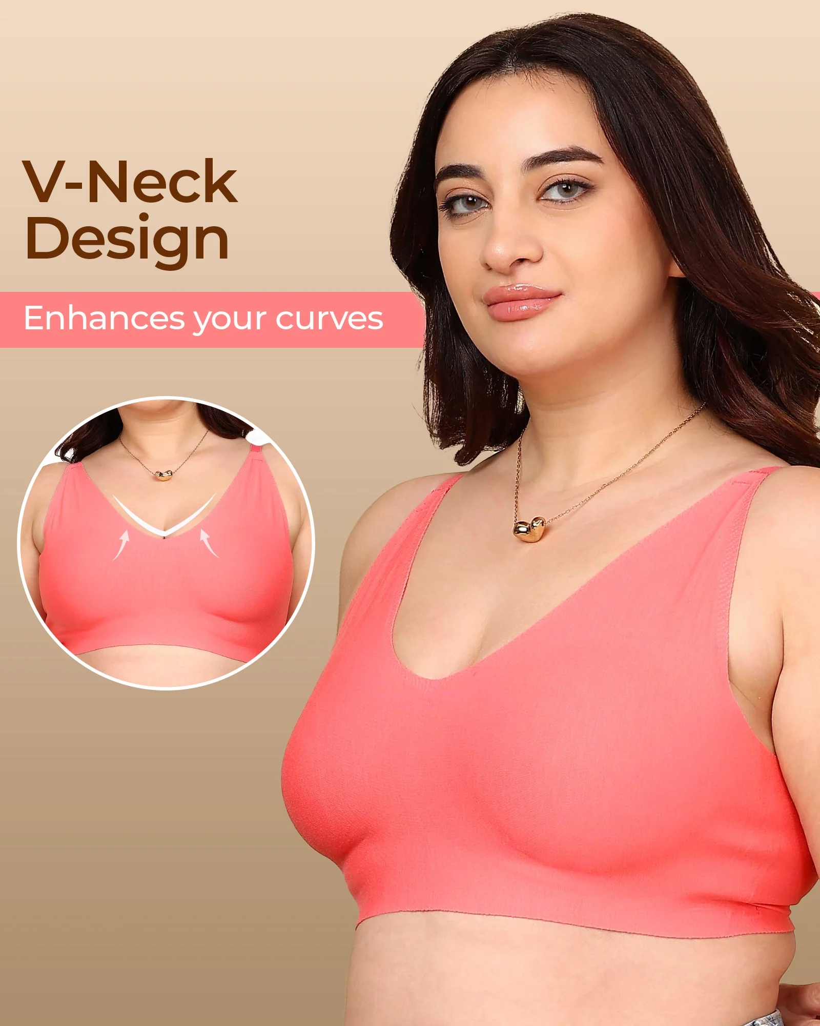 Tweens Bonded Breathable Cotton Non-Padded Full-Coverage Bra with Hidden Concealer (SB-935) - Image 38