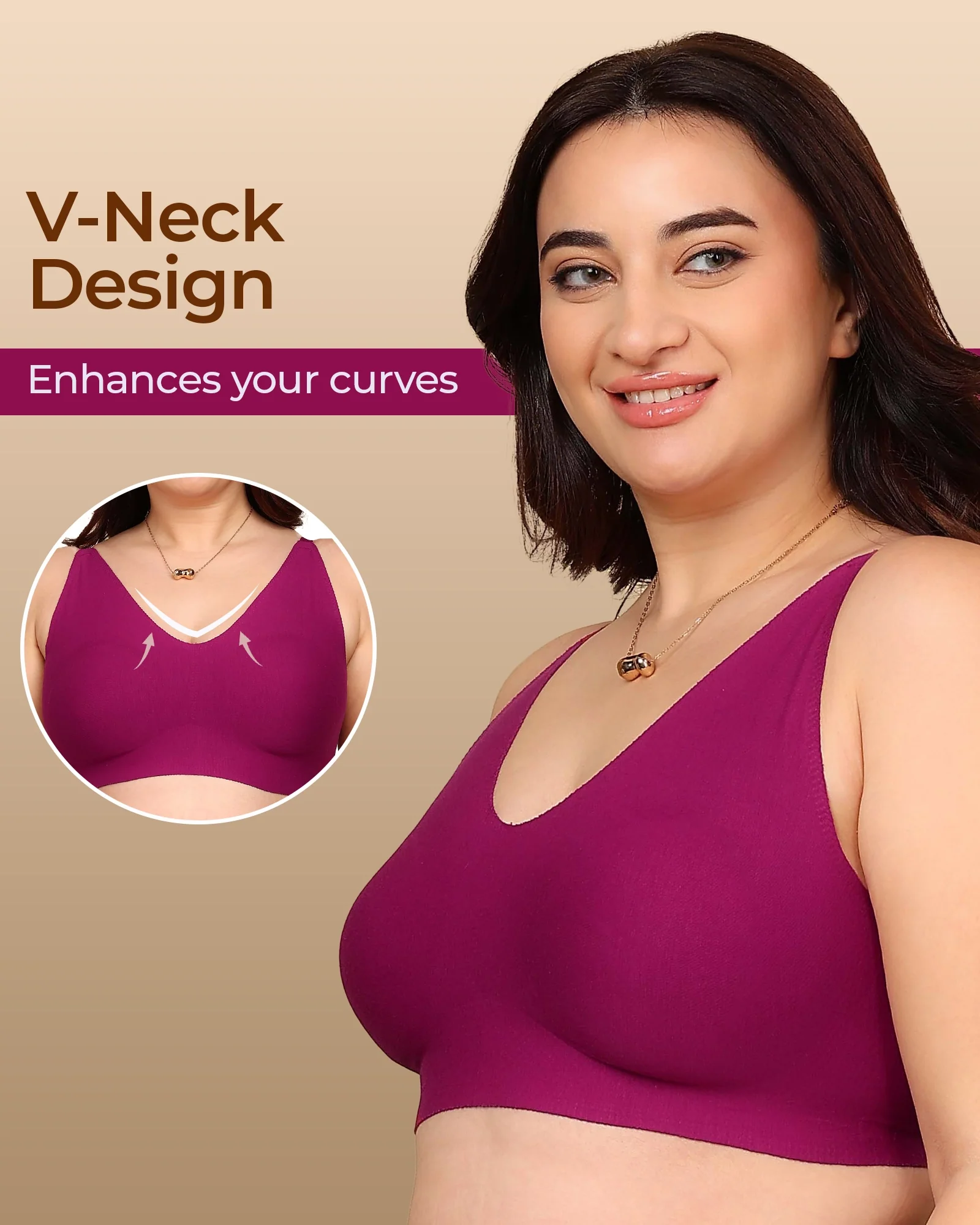 Tweens Bonded Breathable Cotton Non-Padded Full-Coverage Bra with Hidden Concealer (SB-935) - Image 49