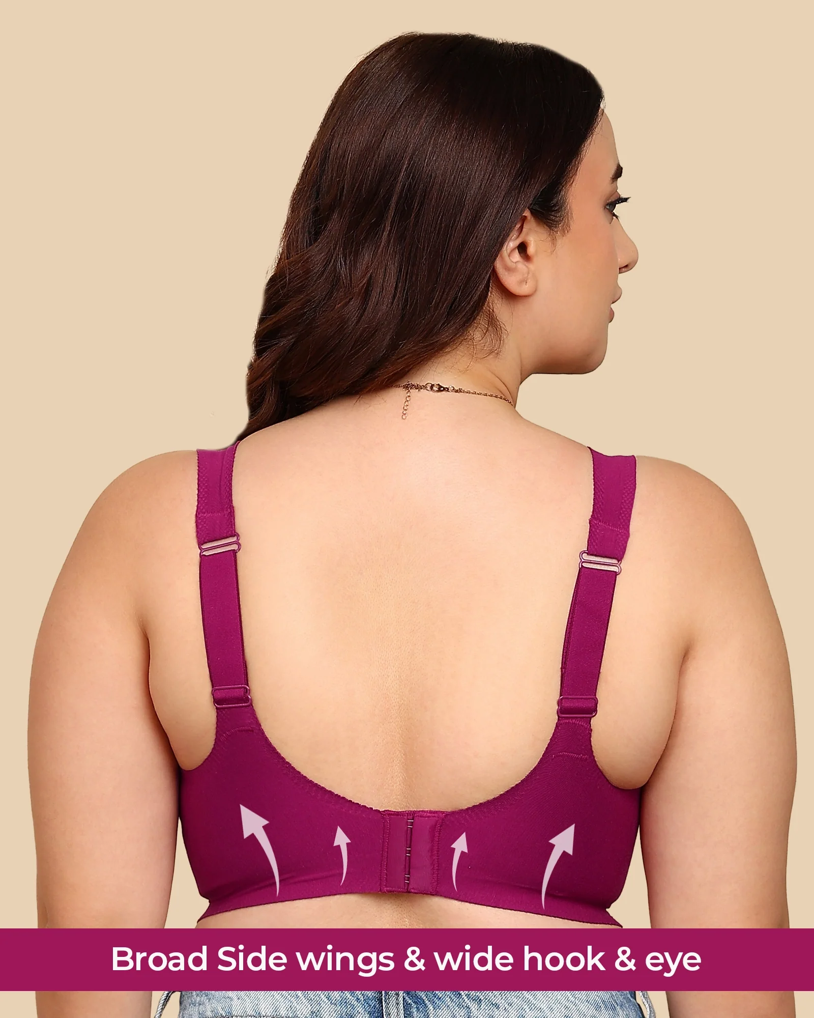 Tweens Bonded Breathable Cotton Non-Padded Full-Coverage Bra with Hidden Concealer (SB-935) - Image 54