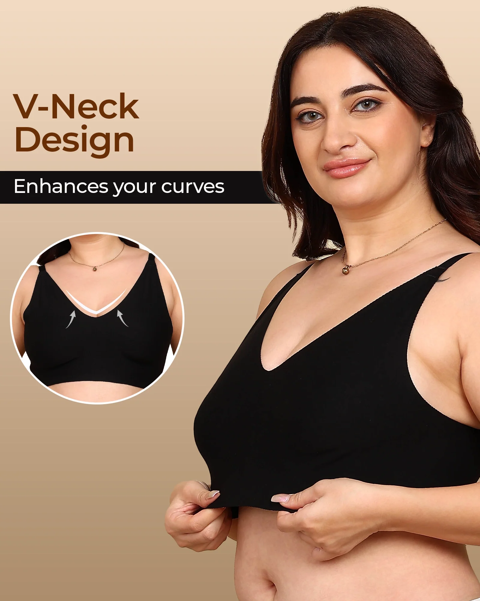 Tweens Bonded Breathable Cotton Non-Padded Full-Coverage Bra with Hidden Concealer (SB-935) - Image 71