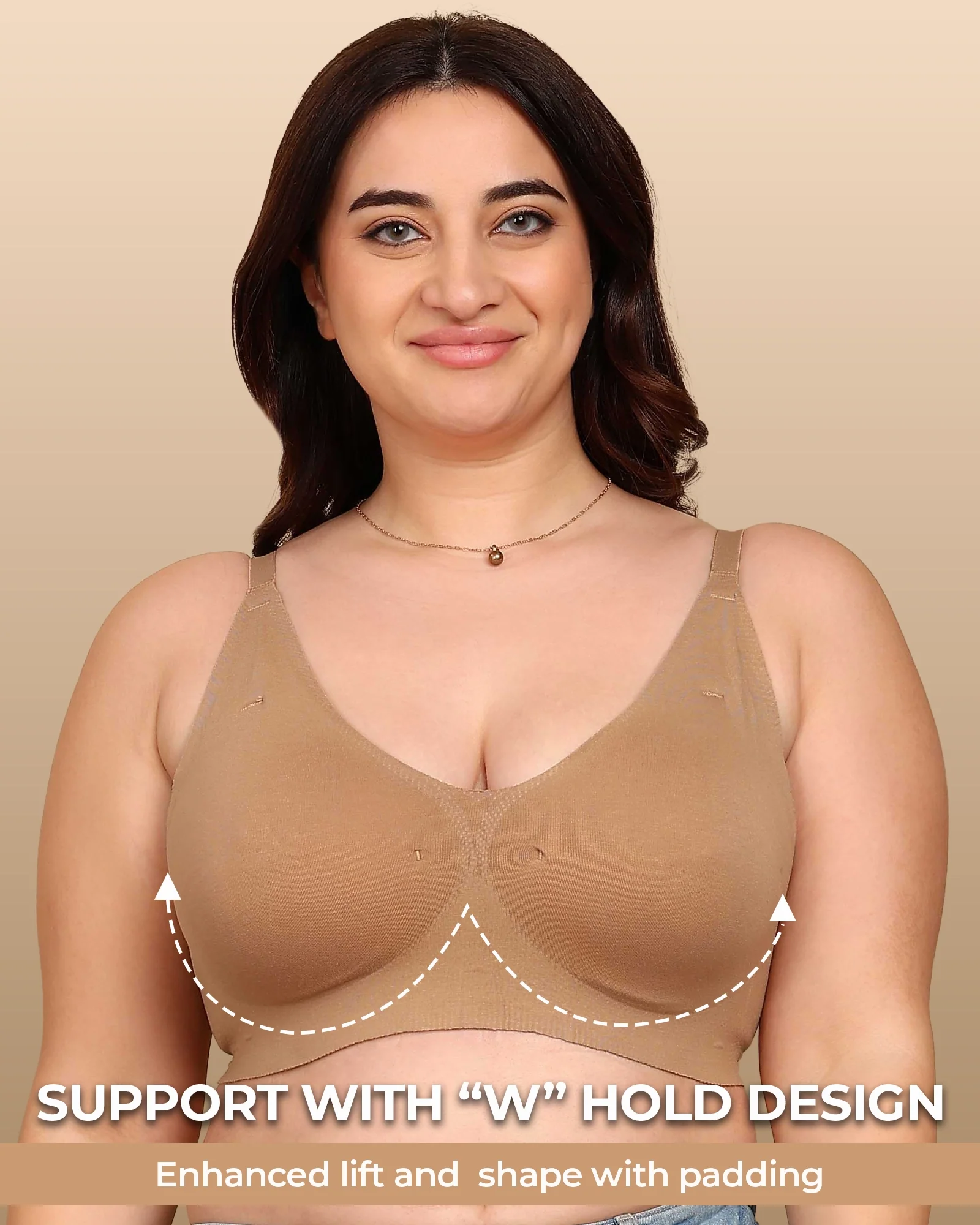 Tweens Bonded Breathable Cotton Padded Full-Coverage Bra (SB-938) - Image 3