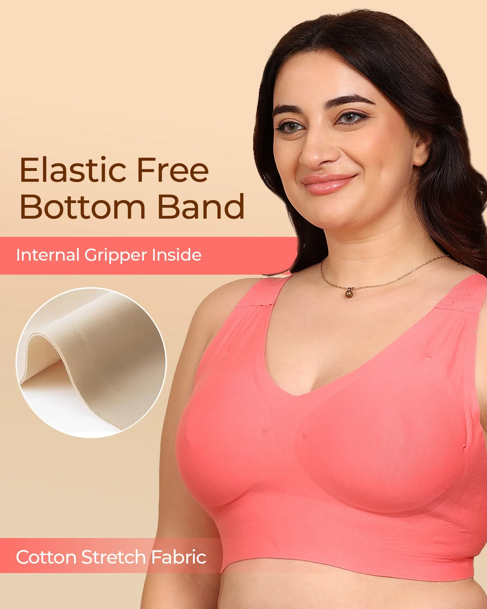 Tweens Bonded Breathable Cotton Padded Full-Coverage Bra (SB-938) - Image 37