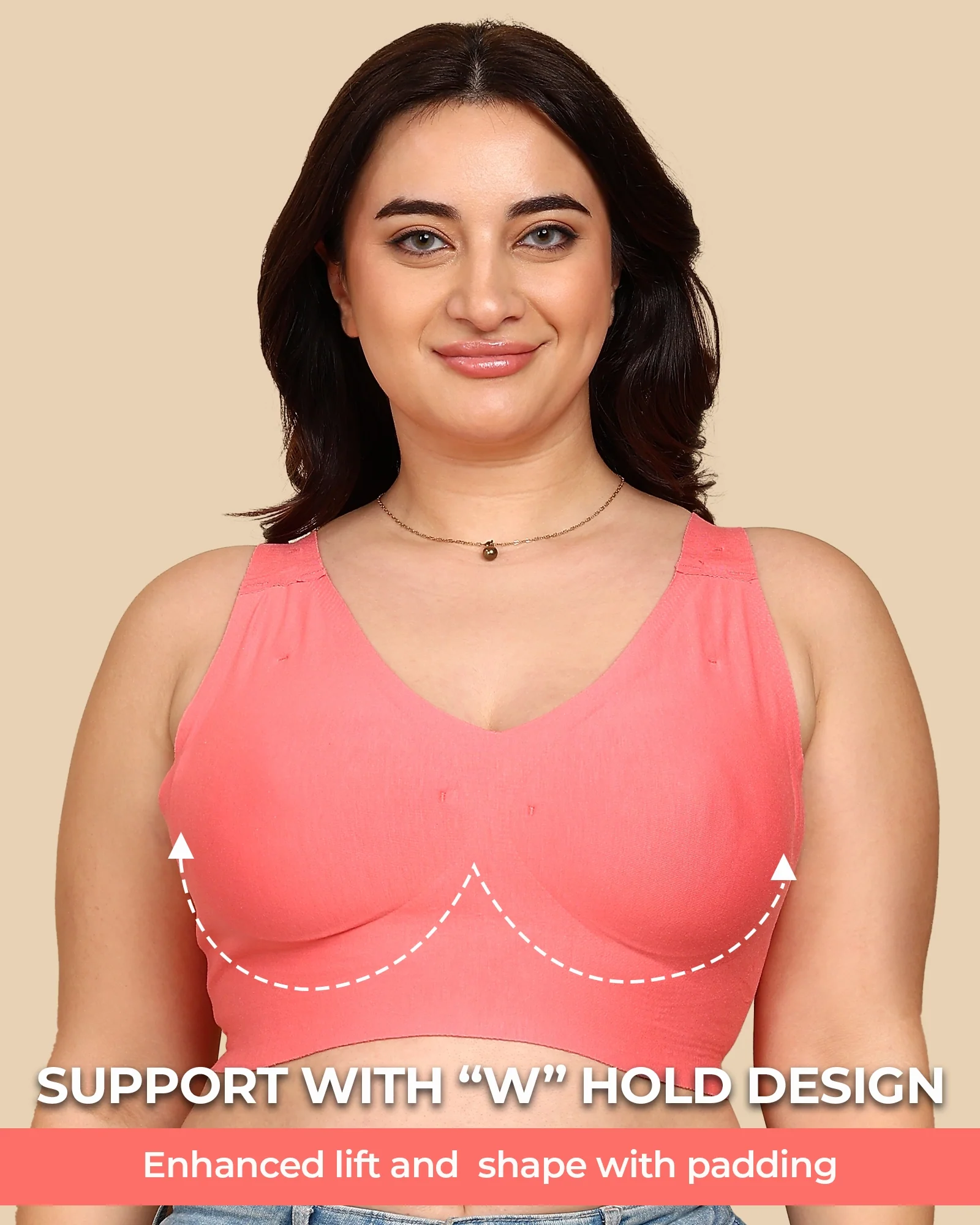 Tweens Bonded Breathable Cotton Padded Full-Coverage Bra (SB-938) - Image 38