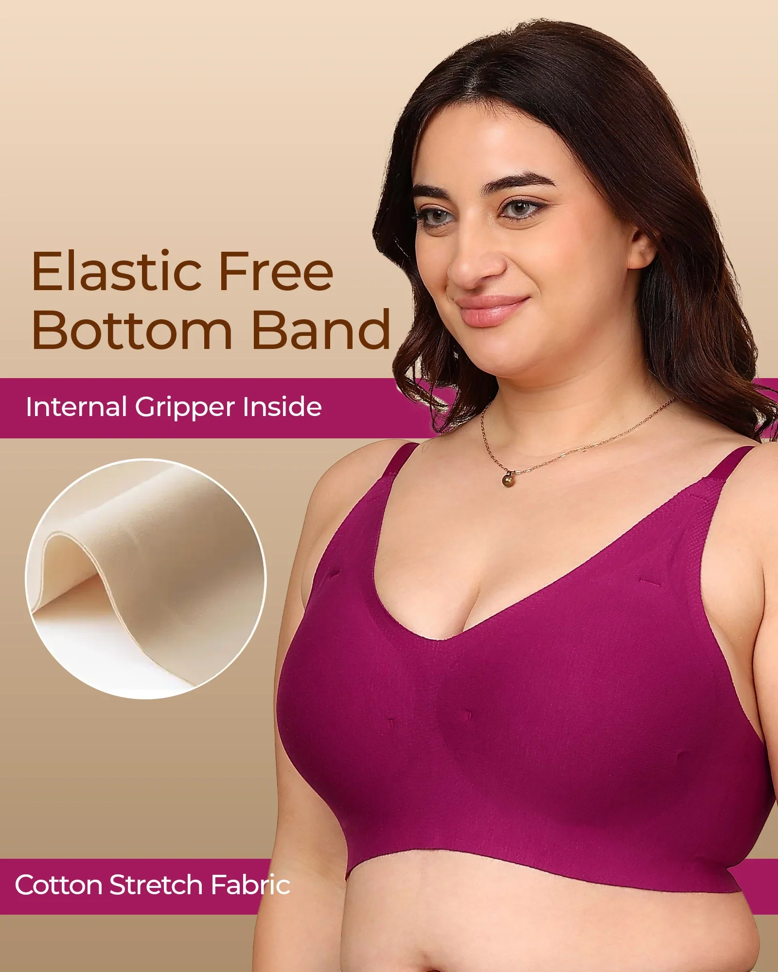Tweens Bonded Breathable Cotton Padded Full-Coverage Bra (SB-938) - Image 42
