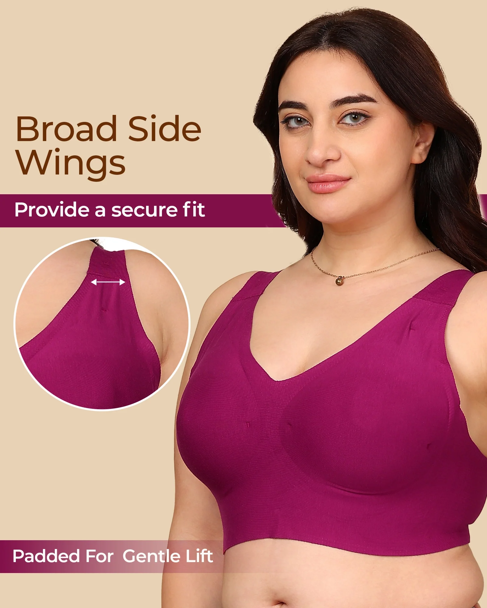 Tweens Bonded Breathable Cotton Padded Full-Coverage Bra (SB-938) - Image 49