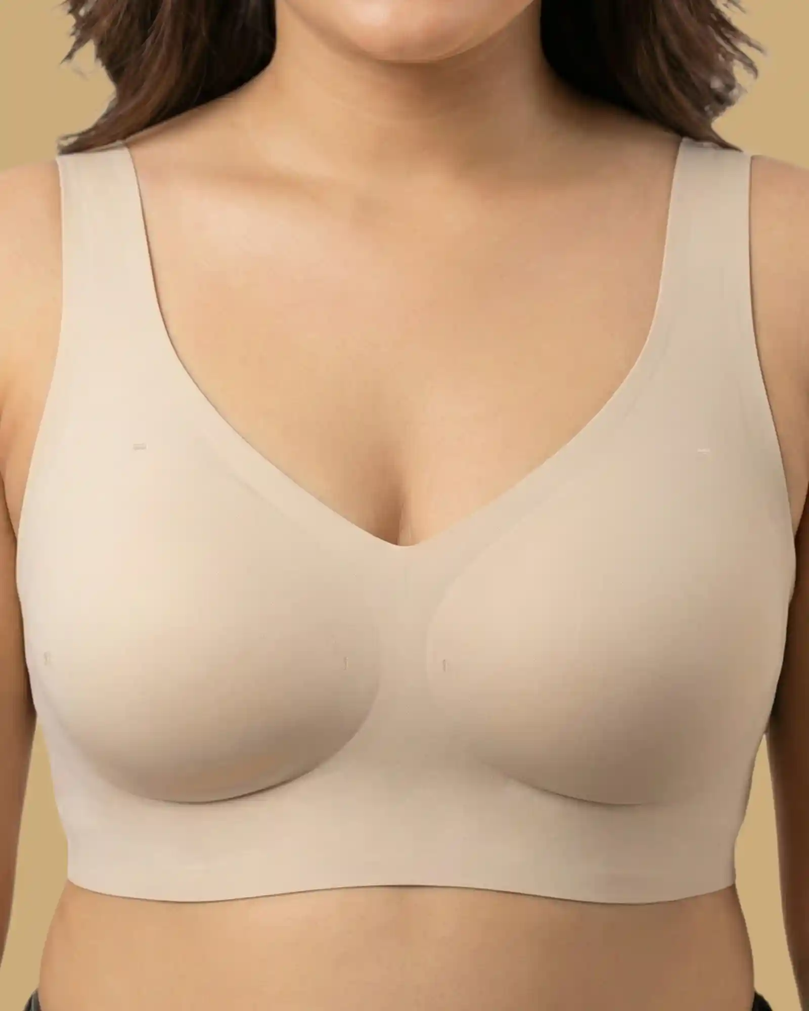 Cotton Padded Full Coverage Bonded Bra (SB-938-Skin) - Image 10