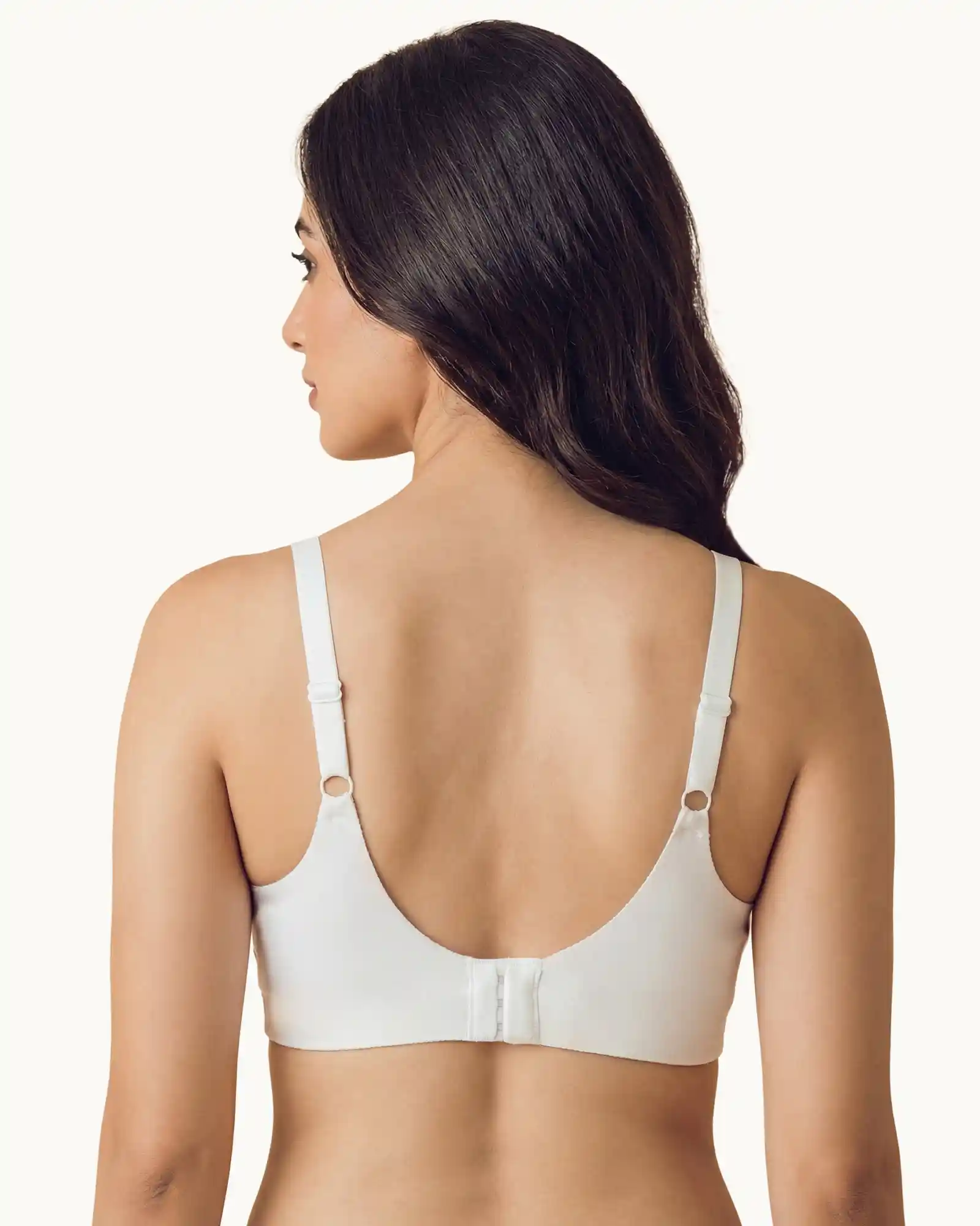 Cotton Padded Full Coverage Bonded Bra (SB-938-White) - Image 5