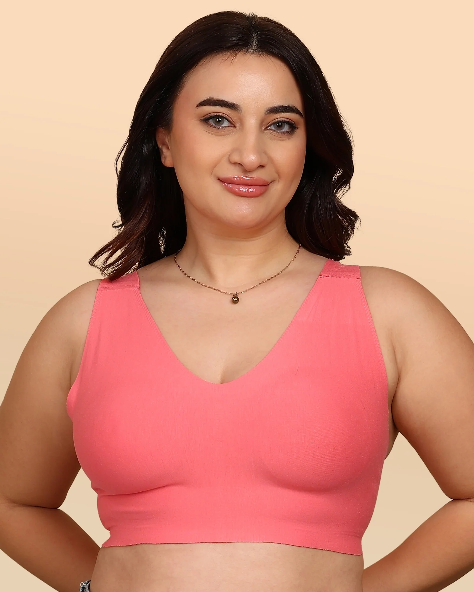 Tweens Bonded Breathable Cotton Plus-Size Full-Coverage Bra with Hidden Concealer (TW-SB-915) - Image 16
