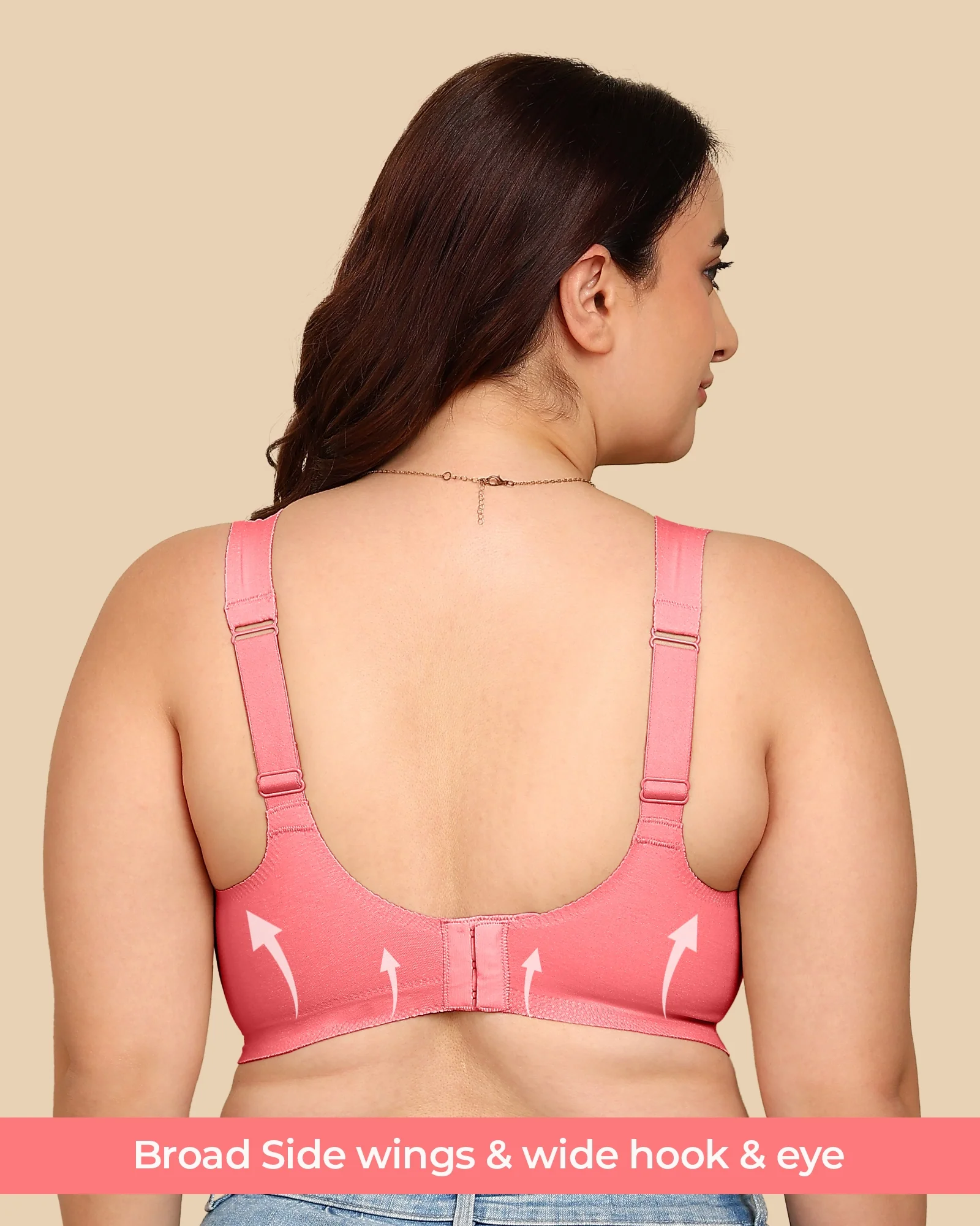 Tweens Bonded Breathable Cotton Plus-Size Full-Coverage Bra with Hidden Concealer (TW-SB-915) - Image 19