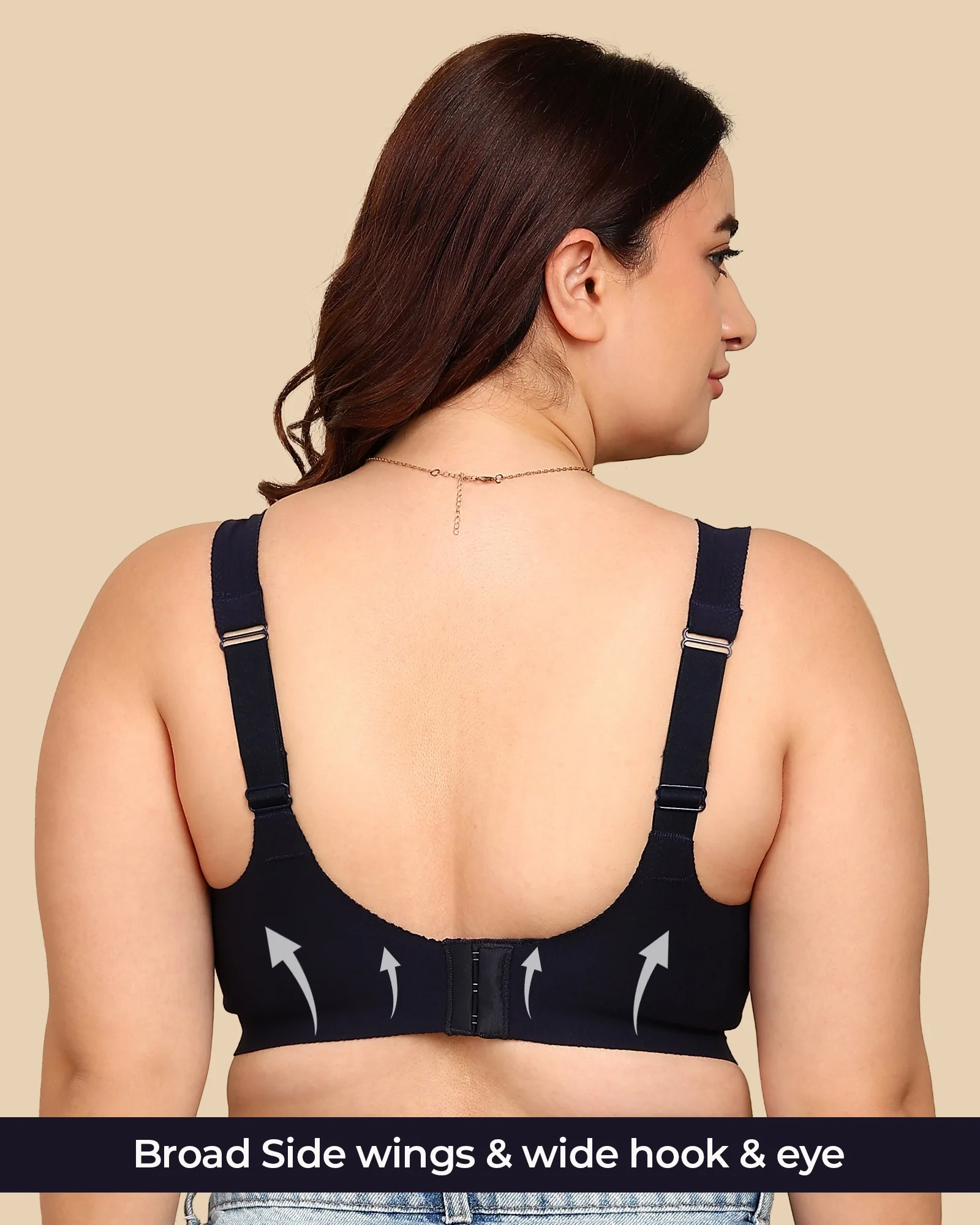 Tweens Bonded Breathable Cotton Plus-Size Full-Coverage Bra with Hidden Concealer (TW-SB-915) - Image 29