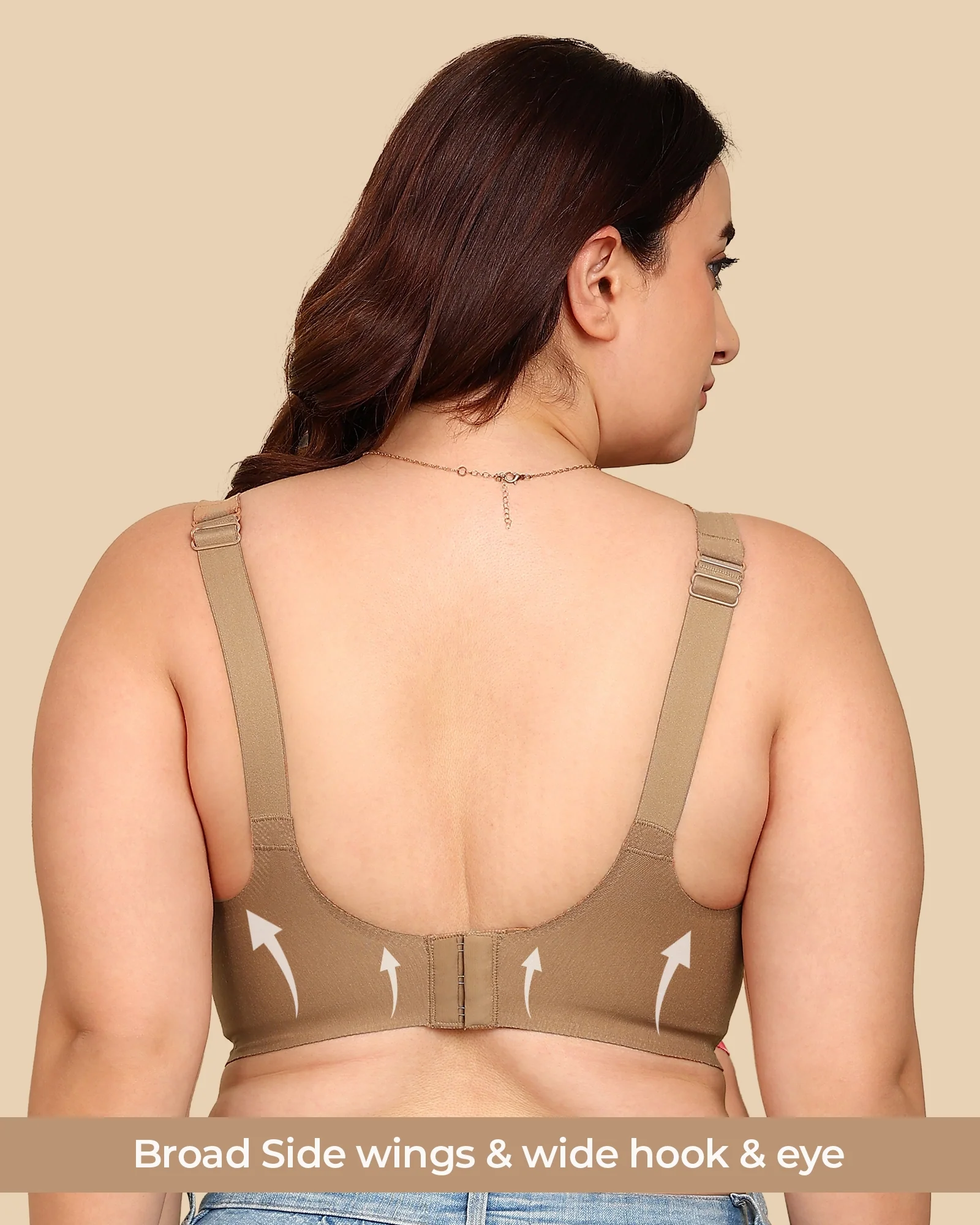 Tweens Bonded Breathable Cotton Plus-Size Full-Coverage Bra with Hidden Concealer (TW-SB-915) - Image 4
