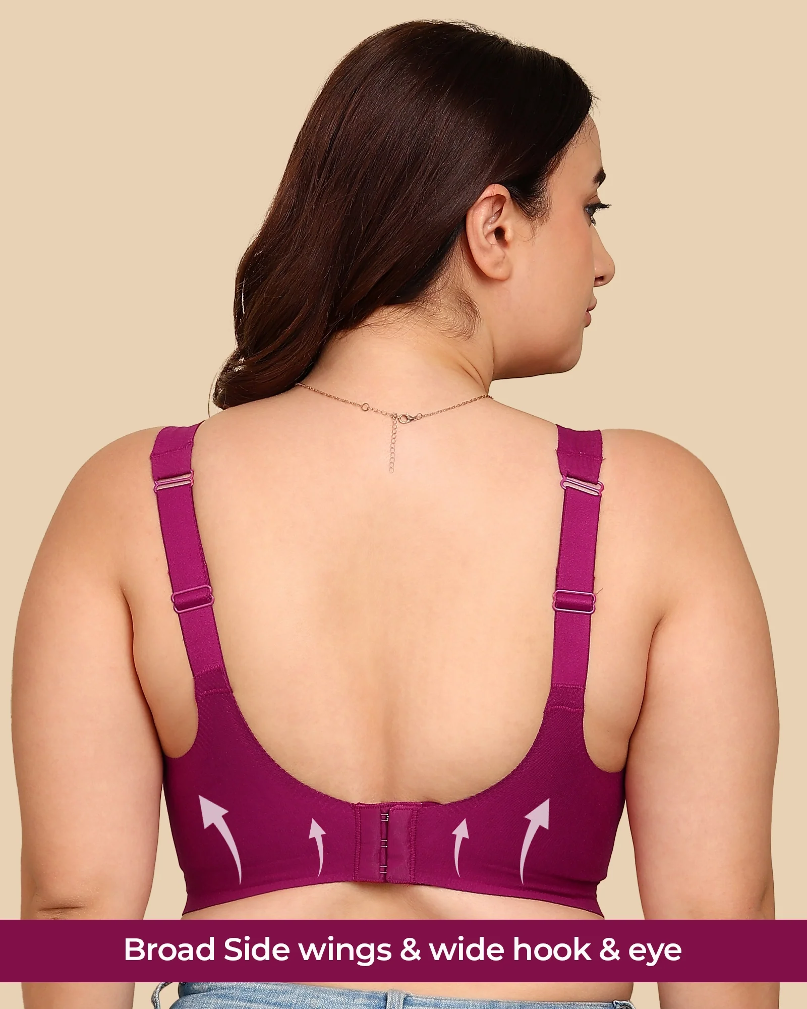 Tweens Bonded Breathable Cotton Plus-Size Padded Full-Coverage Bra (TW-SB-918) - Image 29