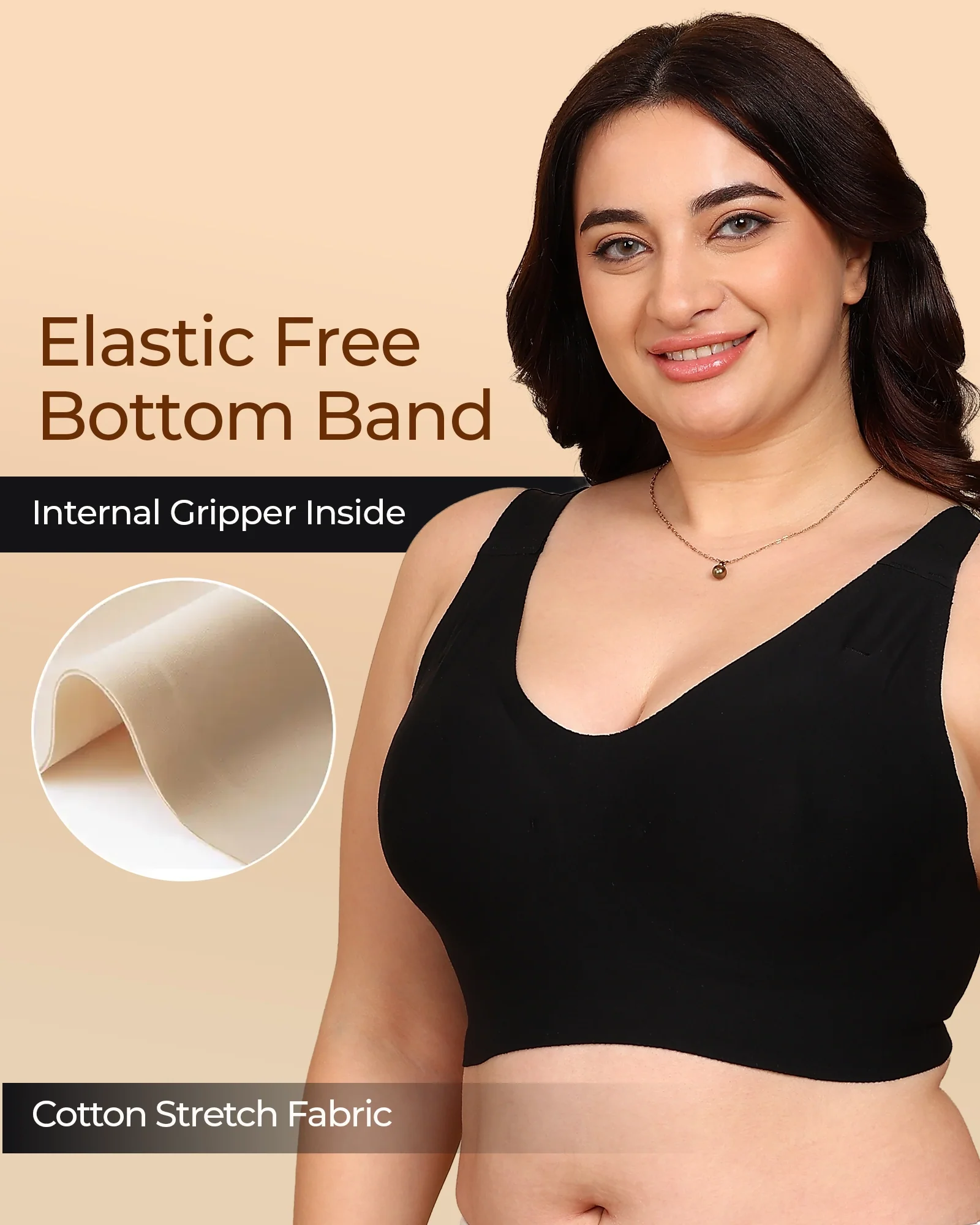 Tweens Bonded Breathable Cotton Plus-Size Padded Full-Coverage Bra (TW-SB-918) - Image 32