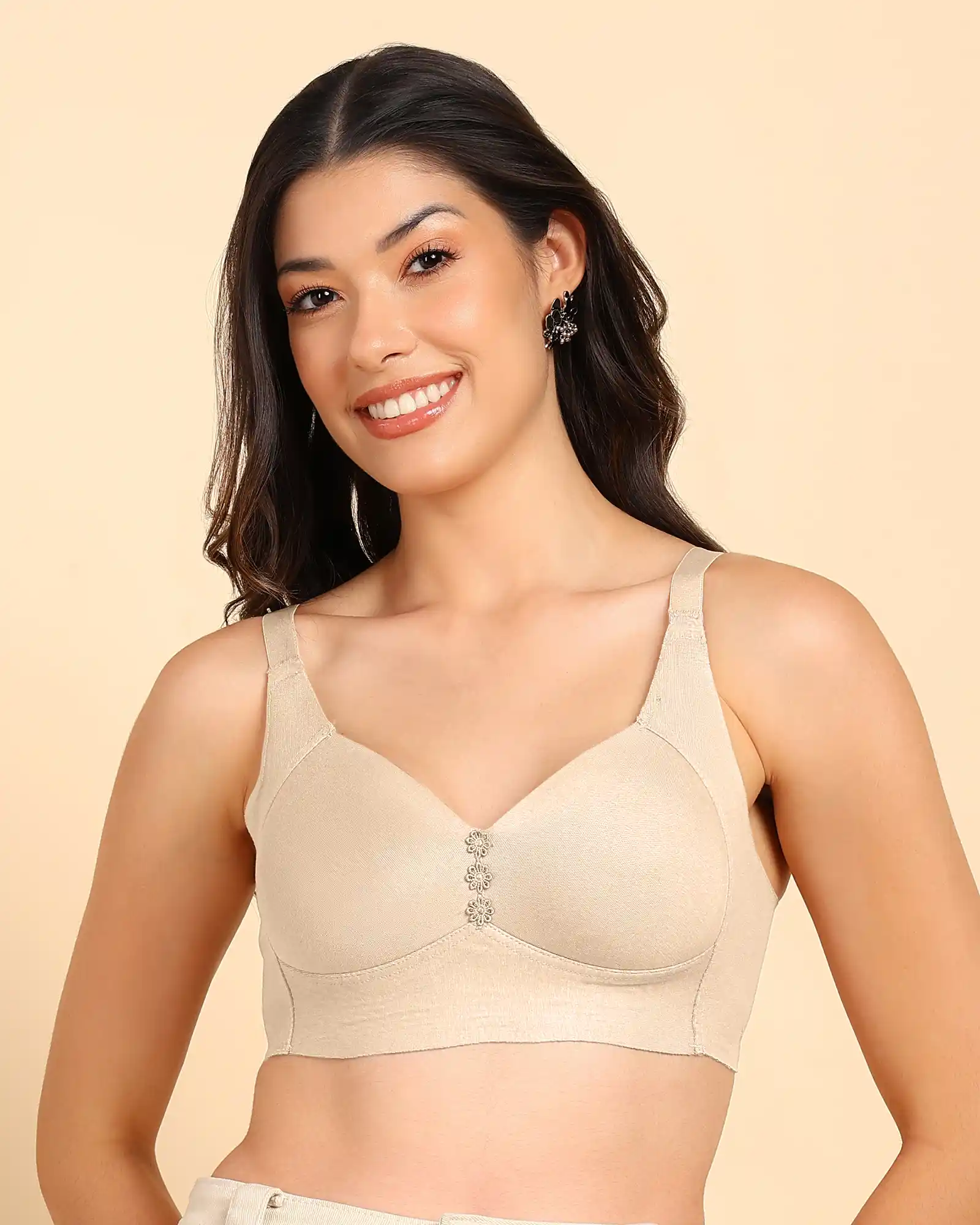 Tweens Bonded Breathable Cotton Plus-Size Padded M-Frame Minimiser (SB-9203) - Image 13