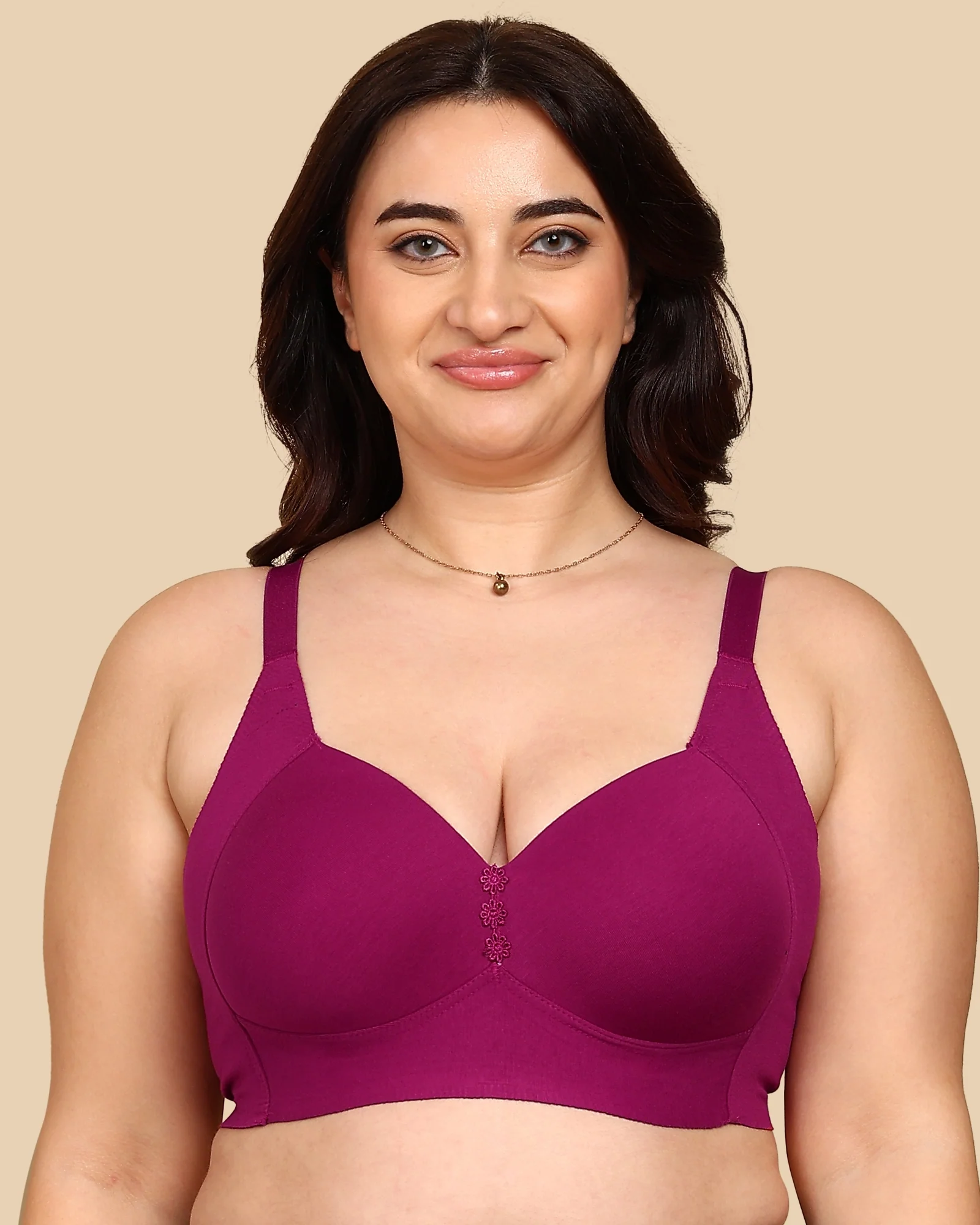 Tweens Bonded Breathable Cotton Plus-Size Padded M-Frame Minimiser (SB-9203) - Image 13