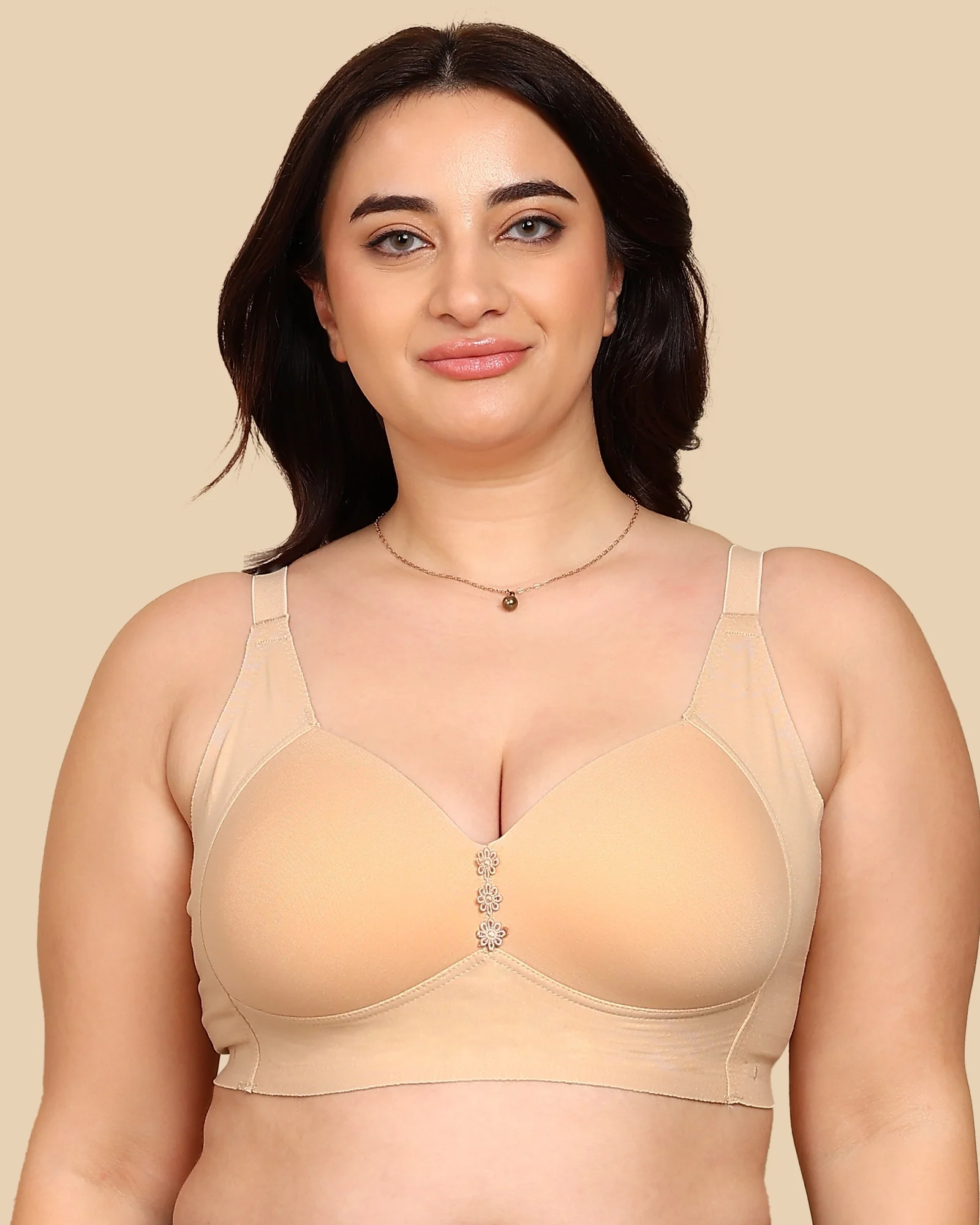 Tweens Bonded Breathable Cotton Plus-Size Padded M-Frame Minimiser (SB-9203) - Image 7