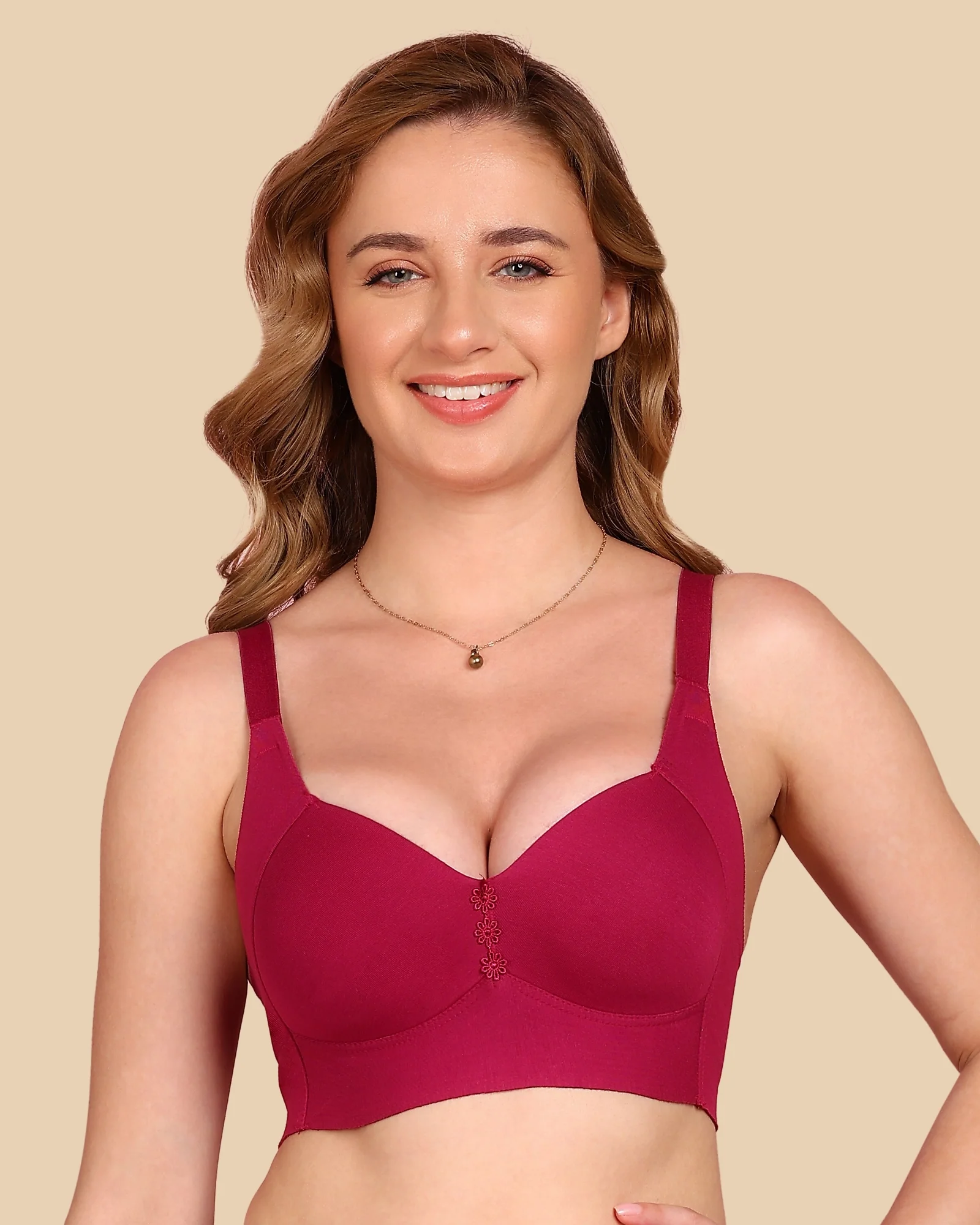 Tweens Bonded Breathable Cotton Plus-Size Padded M-Frame Minimiser (TW-SB-9203) - Image 13