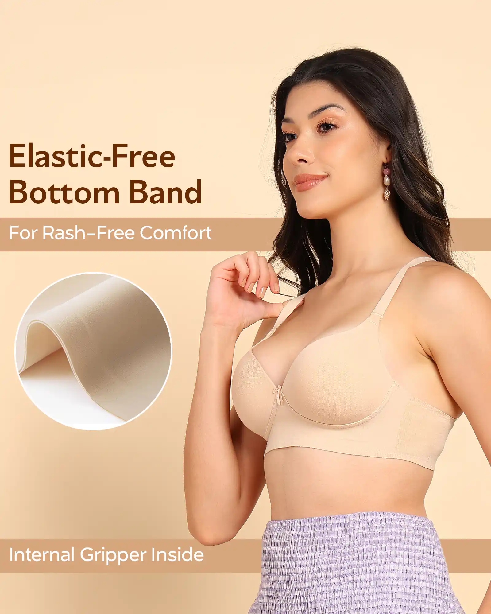 Tweens Bonded Breathable Cotton Push-Up 3/4-Coverage Bra (Level 3 Padding) (SB-93510) - Image 15