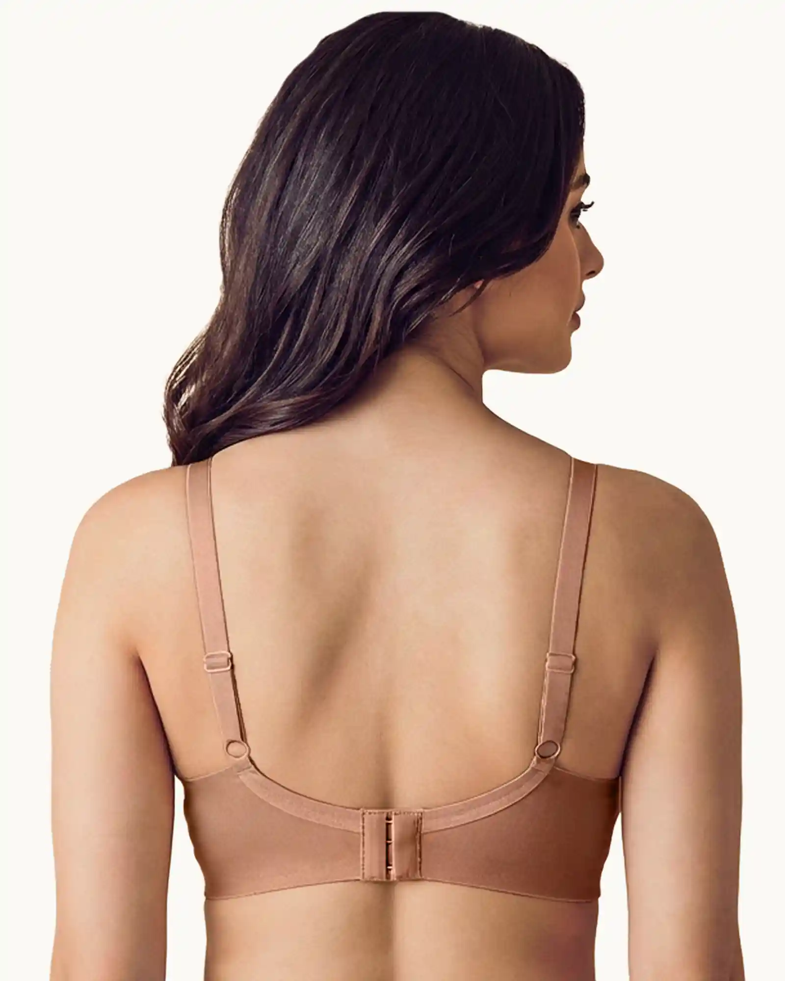 Cotton Non-wired Push-Up Bonded Bra (Level-3 Padding) with 3/4th Coverage (SB-93510) (Fawn) - Image 4
