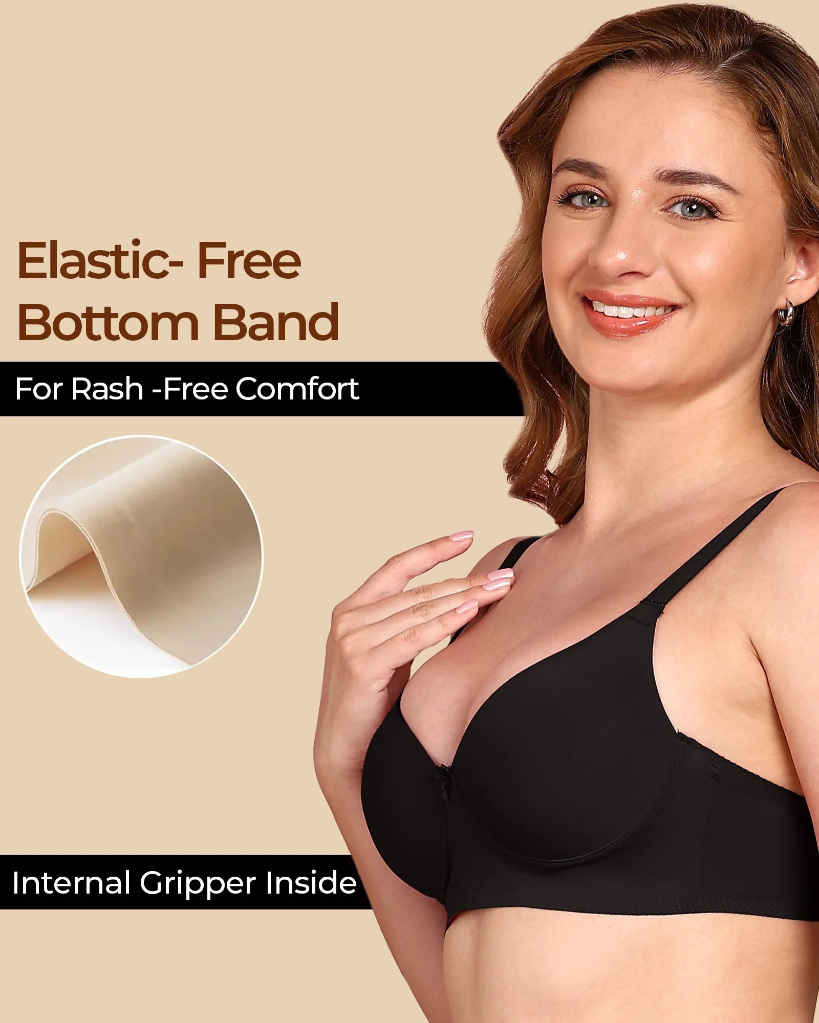 Tweens Bonded Breathable Cotton Push-Up 3/4-Coverage Bra (Level 3 Padding) (SB-93510) - Image 21