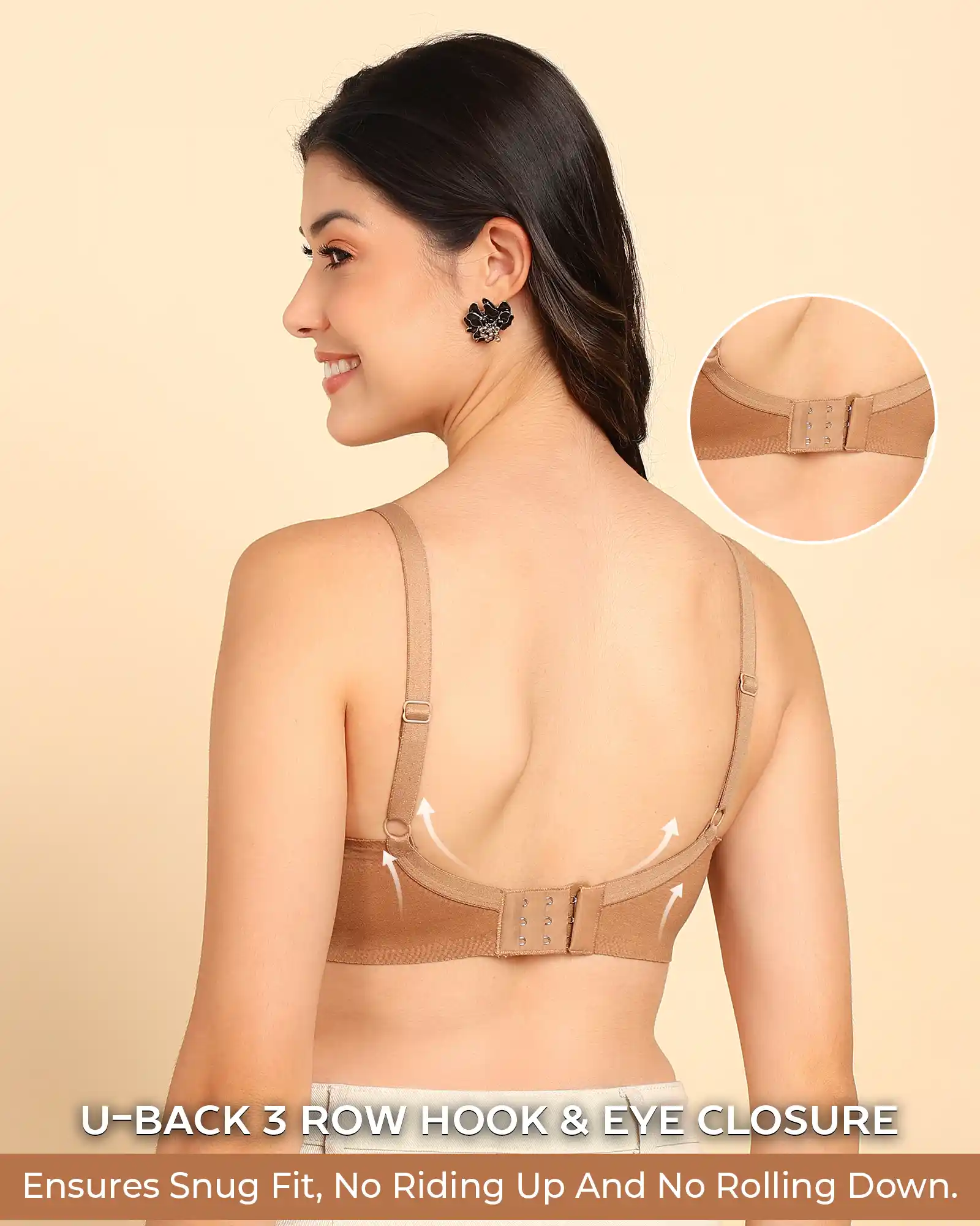 Tweens Bonded Breathable Cotton Push-Up 3/4-Coverage Maximiser Bra (Level 2 Padding) (SB-97015) - Image 18