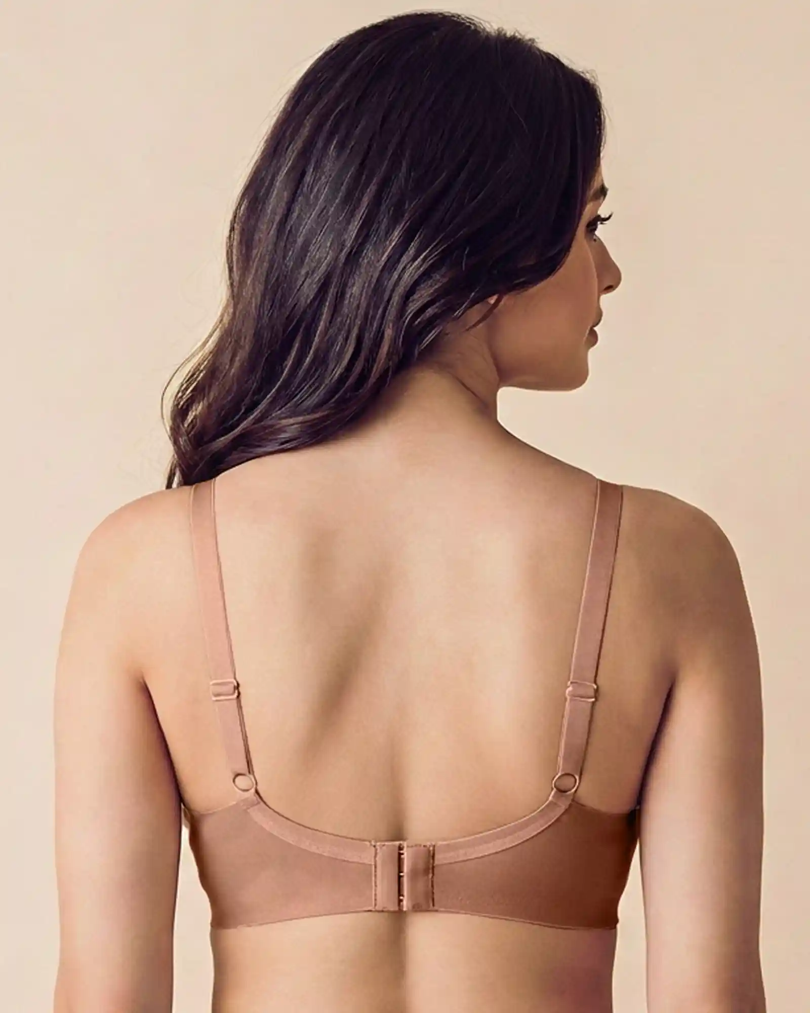 Cotton Non-wired Maximiser Push-Up Bonded Bra (Level-2 Padding) with 3/4th Coverage (SB-97015) (Fawn) - Image 4