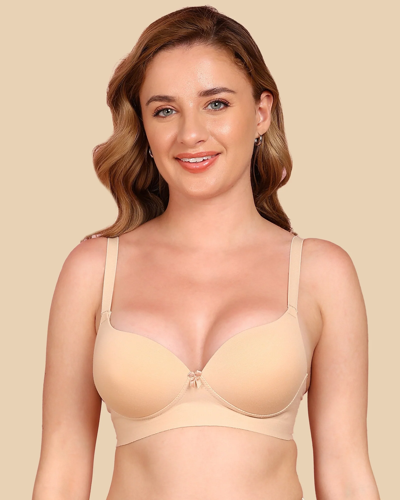 Tweens Bonded Breathable Cotton Push-Up 3/4-Coverage Maximiser Bra (Level 2 Padding) (SB-97015) - Image 7