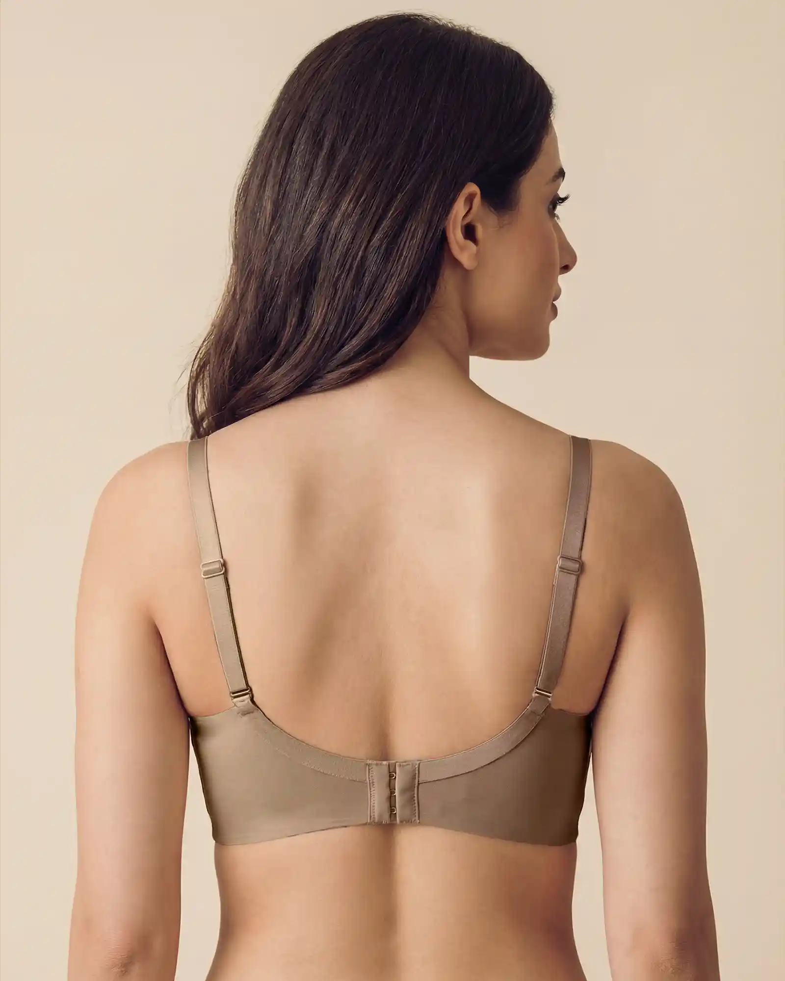 Tweens Bonded Demi-Cup Padded Cotton Spandex Bra (SB-91012)(Fawn) - Image 4