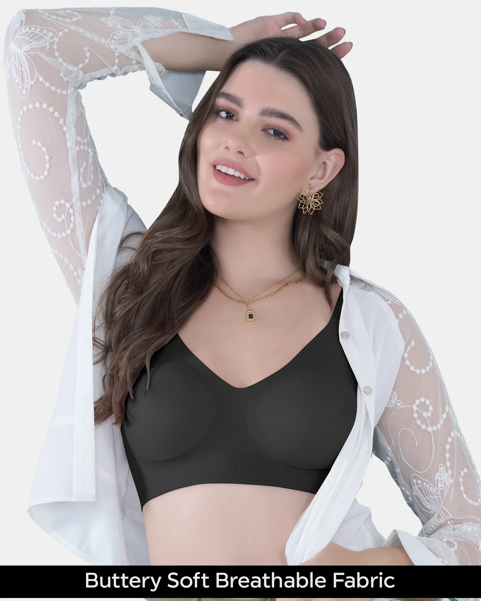 Tweens Bonded Polyamide Full-Coverage Padded Bra (SB-968) - Image 26