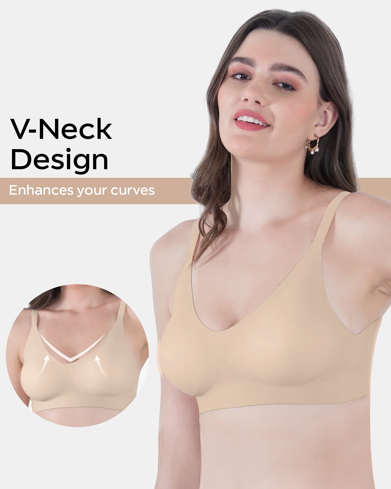 Tweens Bonded Polyamide Full-Coverage Padded Bra (SB-968) - Image 4