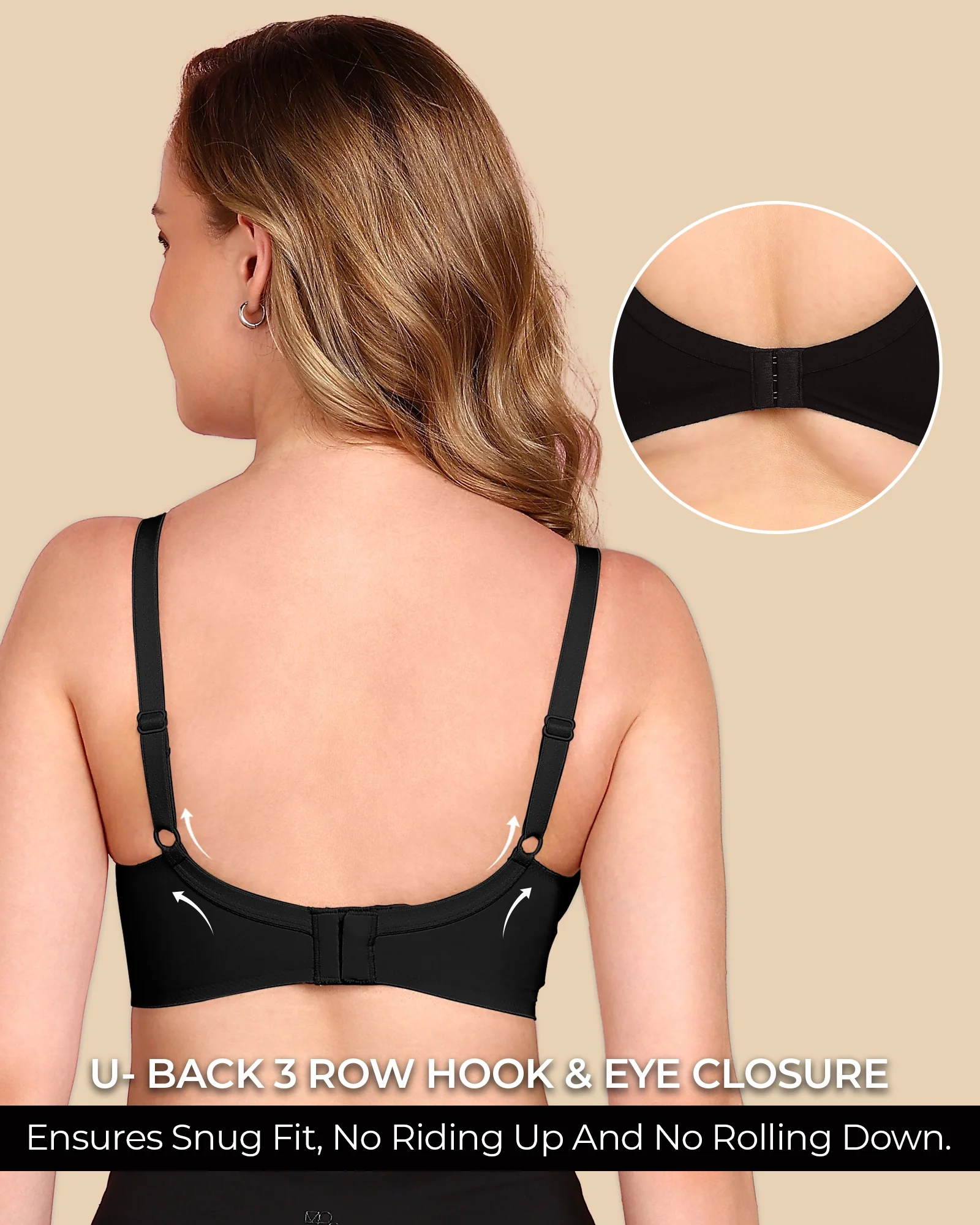Tweens Bonded Polyamide Lightly Padded Bra (Level 1 Padding) (SB-95991) - Image 12