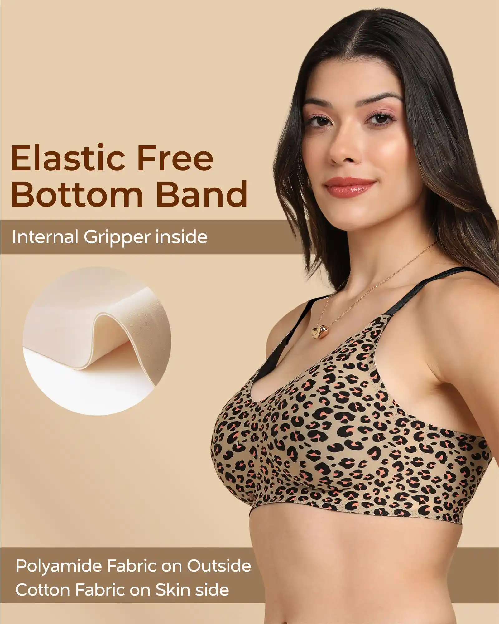Tweens Bonded Printed Full-Coverage Padded Bra (SB-68 PR) - Image 13