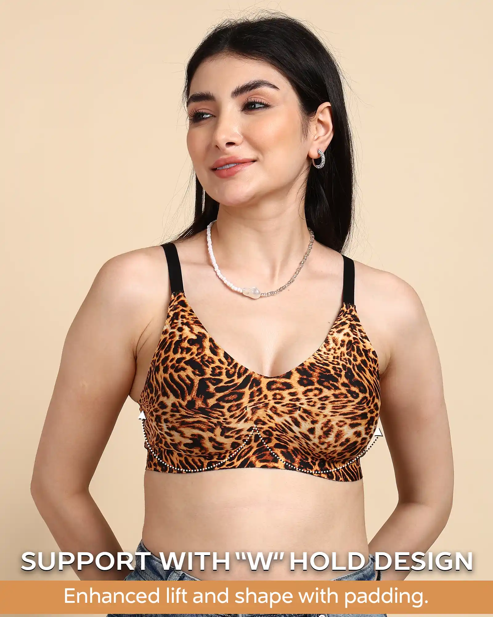 Tweens Bonded Printed Full-Coverage Padded Bra (SB-68 PR) - Image 26