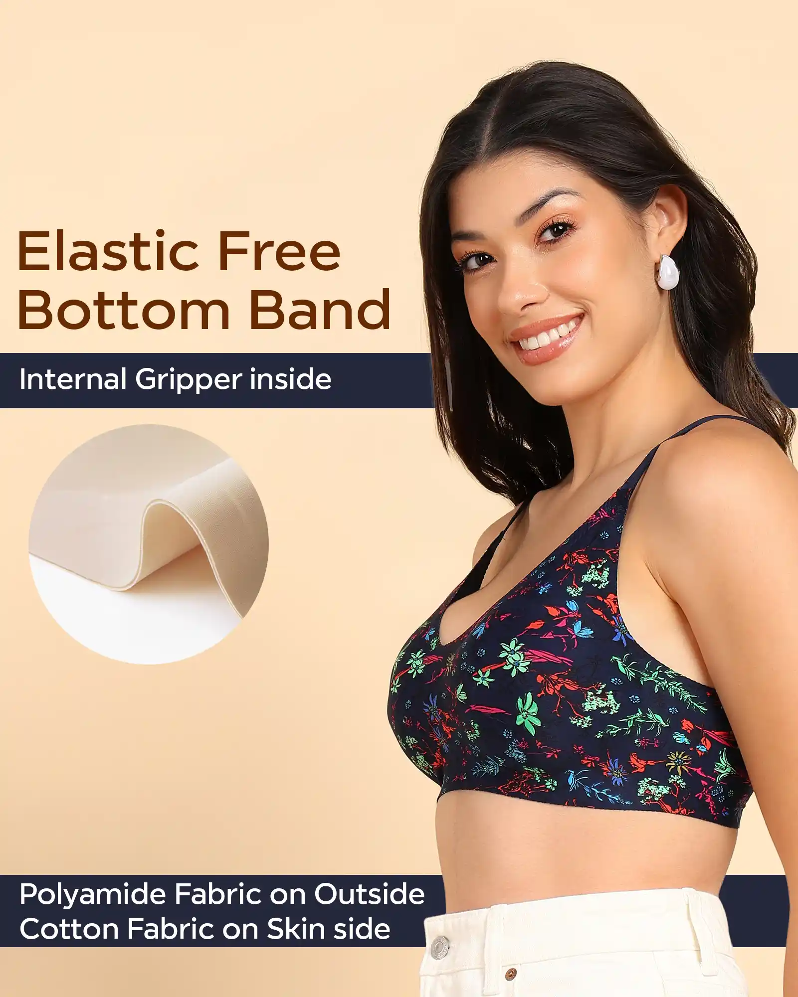 Tweens Bonded Printed Full-Coverage Padded Bra (SB-68 PR) - Image 35