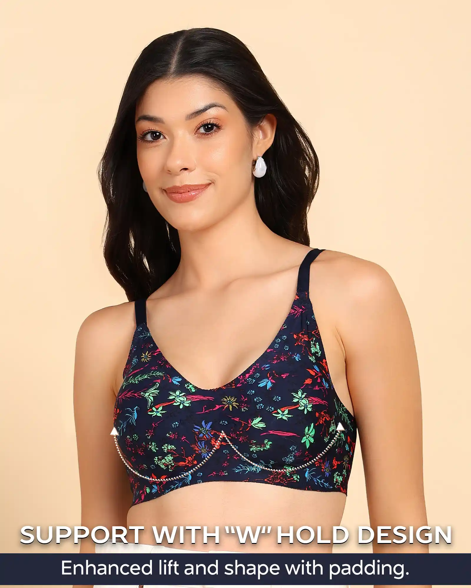 Tweens Bonded Printed Full-Coverage Padded Bra (SB-68 PR) - Image 36