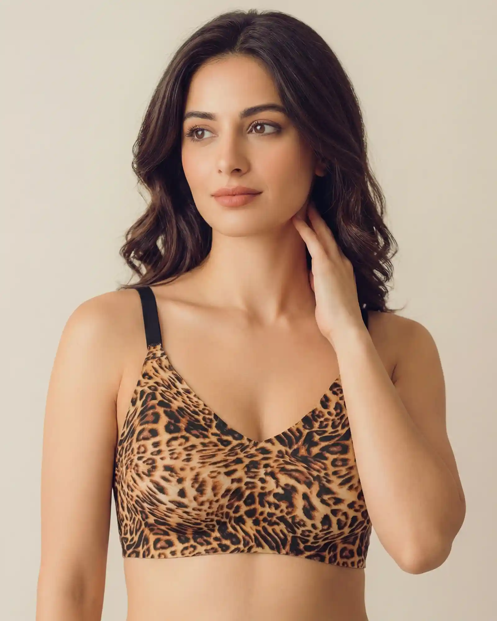 Polyamide Padded Printed Bonded Bra  (SB-6827 PR) - Image 3