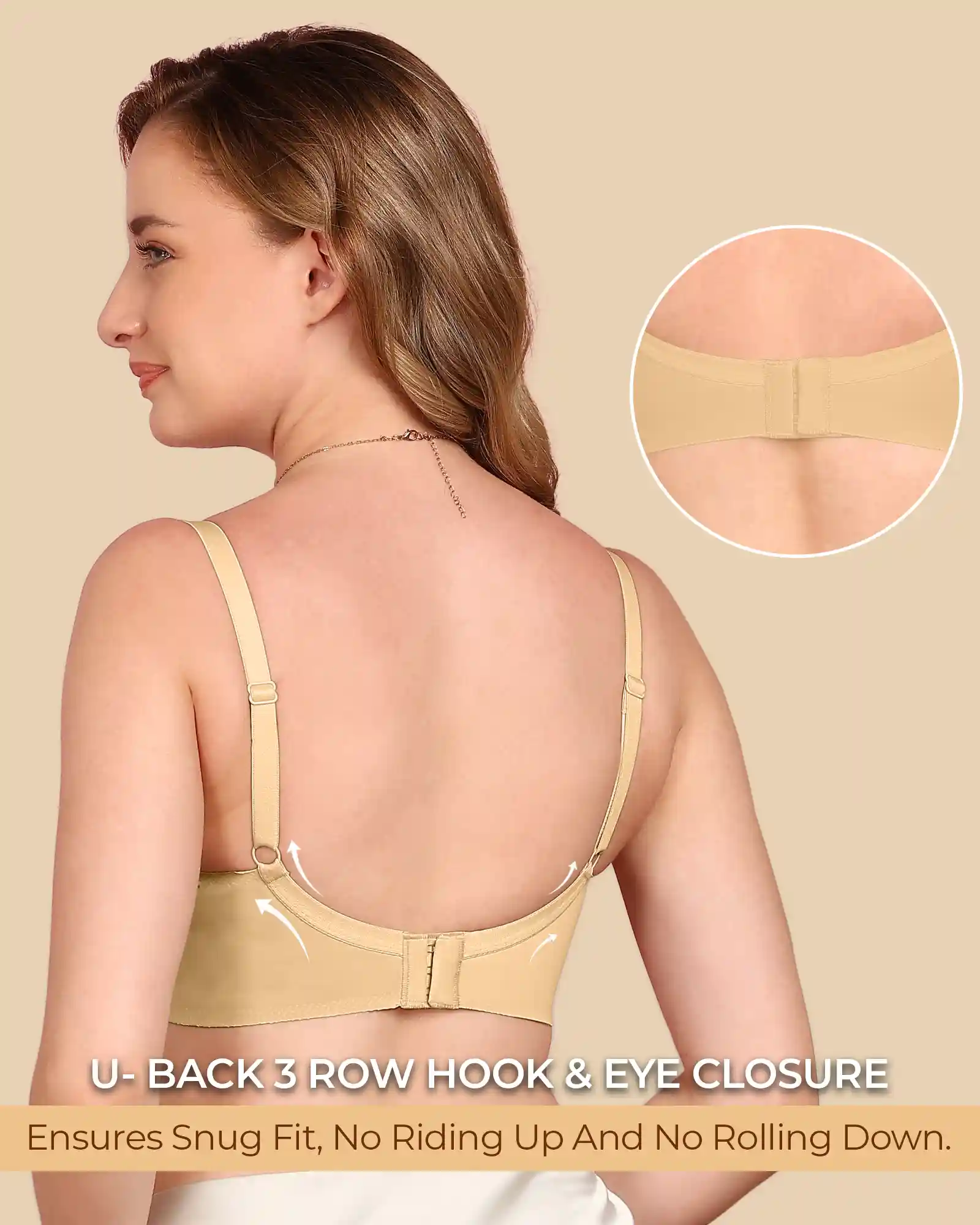 Tweens Bonded Demi-Cup Padded Cotton Spandex Bra (SB-91012) - Image 6