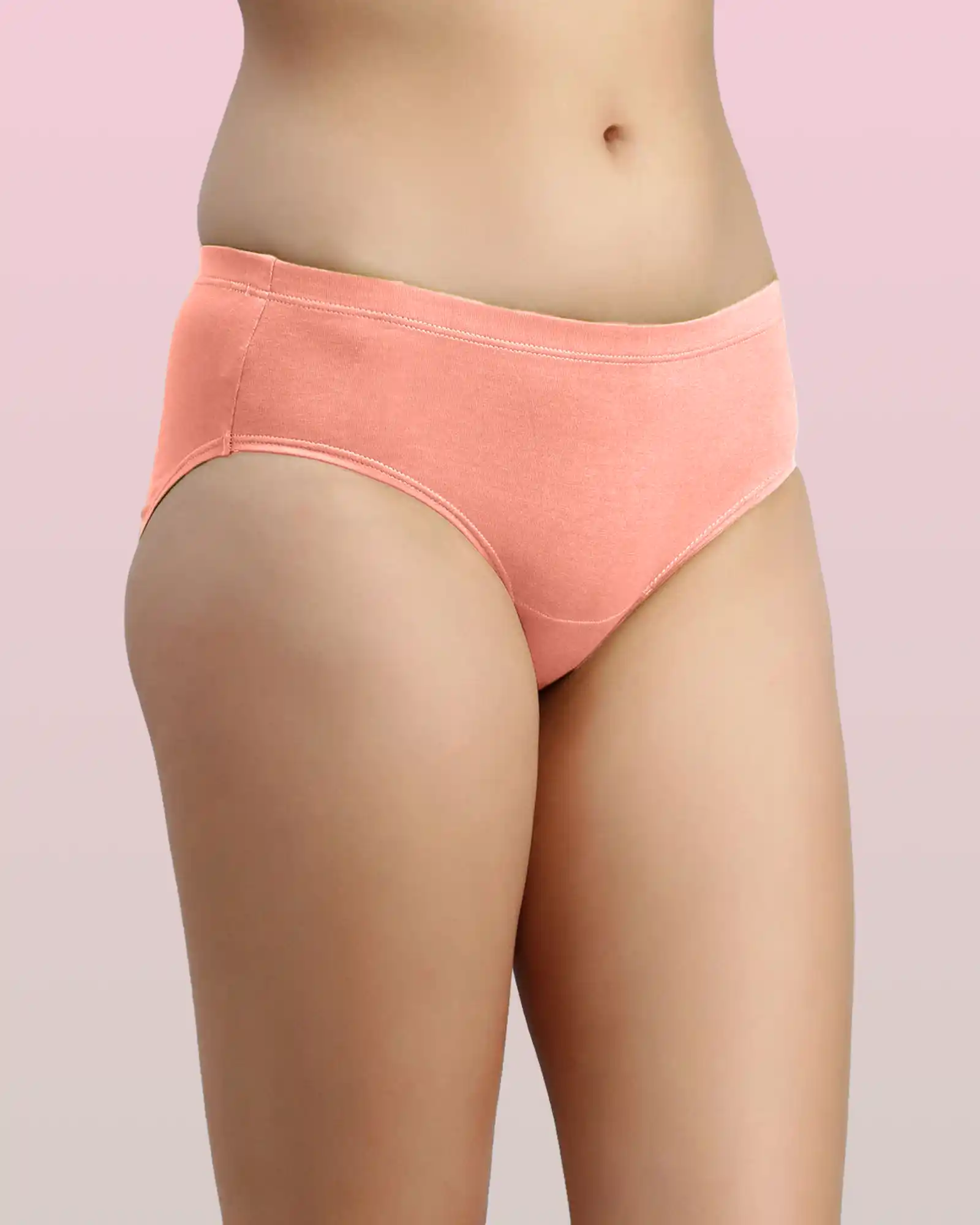Tweens High Coverage Cotton Spandex Hipster Panty with Stay-Fresh Treatment (Pack of 3) - Image 10