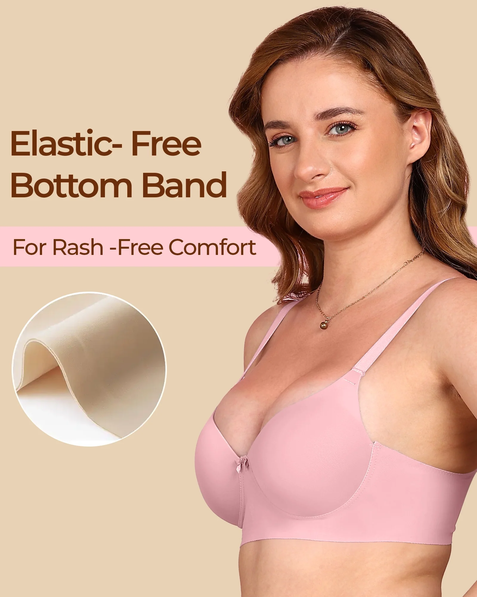 Tweens Bonded Polyamide Push-Up 3/4 Coverage Bra (Level 3 Padding) (SB-95301) - Image 32