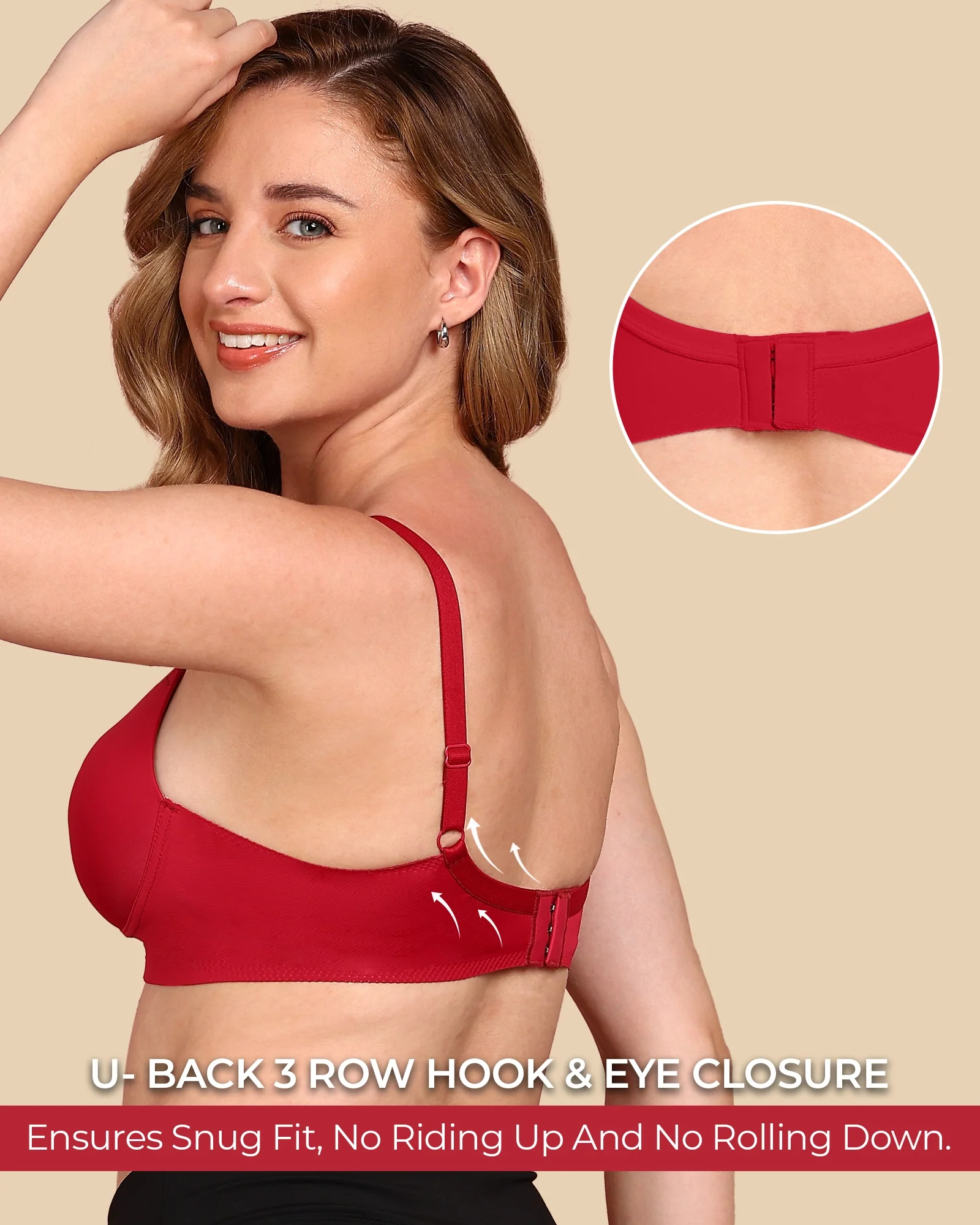 Tweens Bonded Polyamide Push-Up 3/4 Coverage Bra (Level 3 Padding) (SB-95301) - Image 6