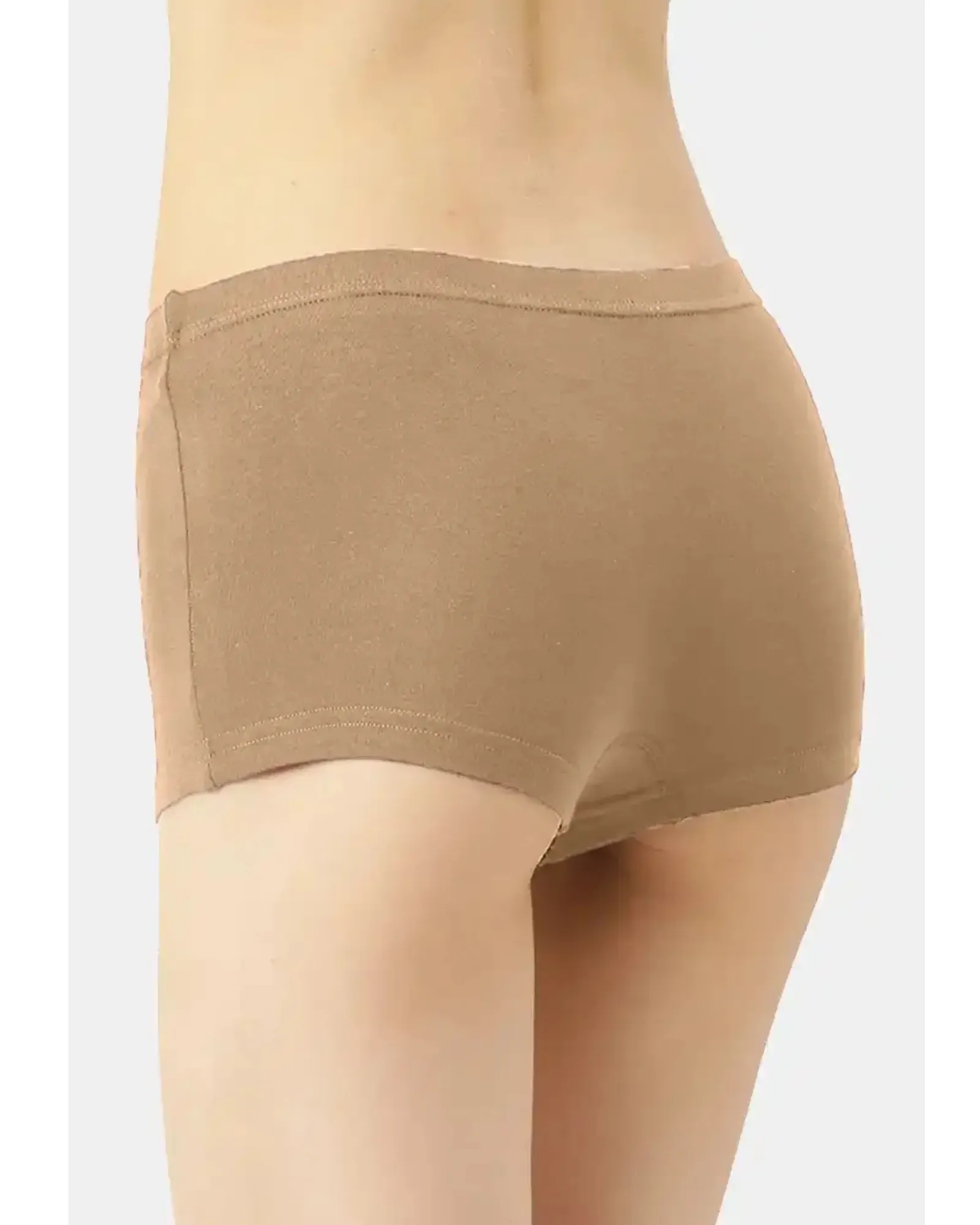 Tweens High-Rise Cotton Stretch Boyshorts Full Coverage, Seamless Comfort Everyday Essentials (Pack of 3) - Image 5