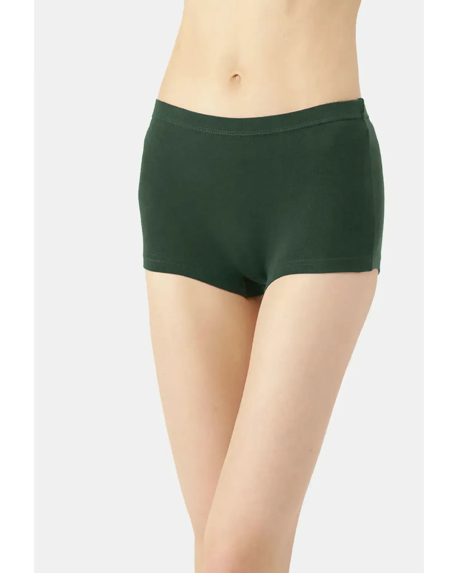Tweens High-Rise Cotton Stretch Boyshorts Full Coverage, Seamless Comfort Everyday Essentials (Pack Of 5) - Image 10
