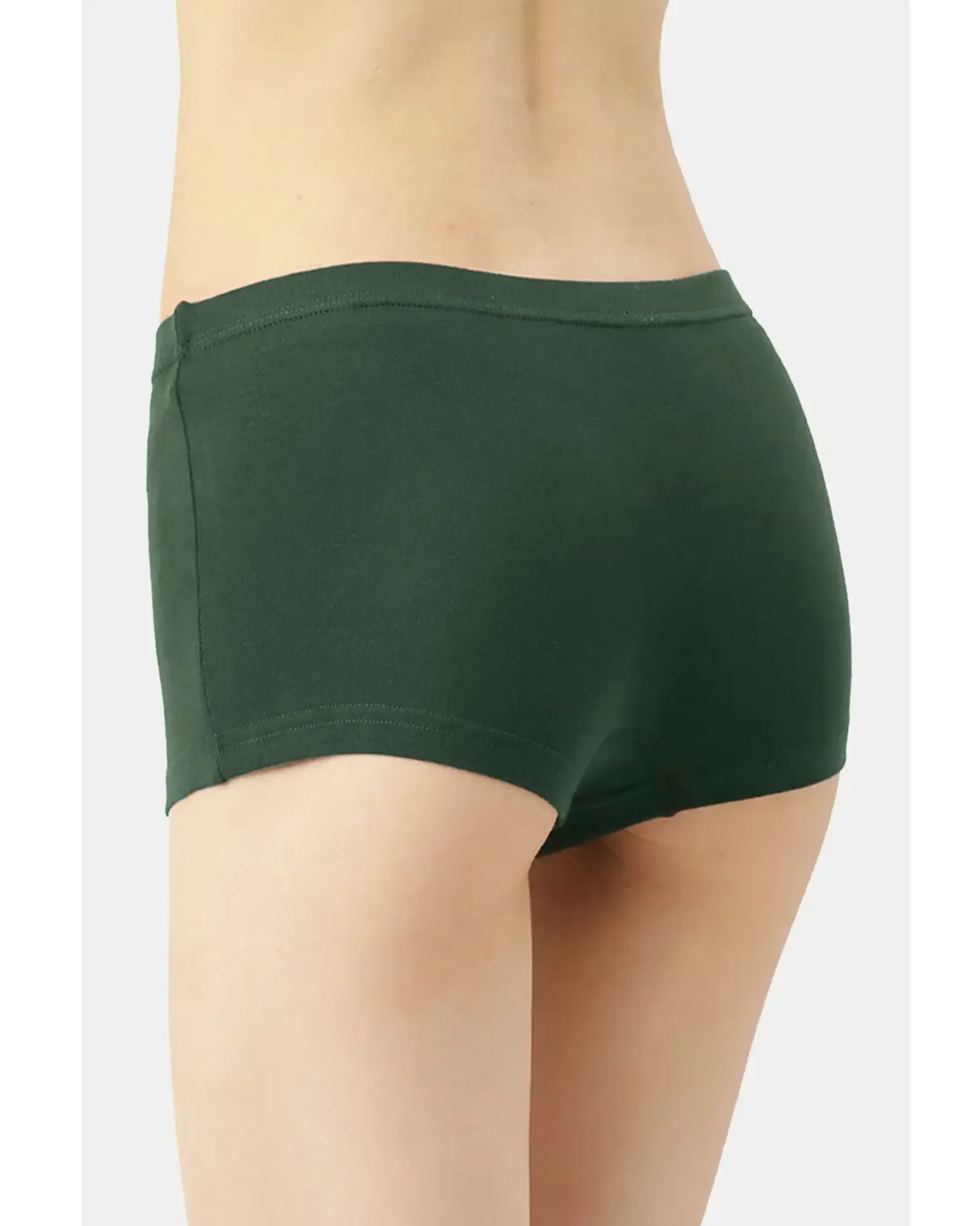 Tweens High-Rise Cotton Stretch Boyshorts Full Coverage, Seamless Comfort Everyday Essentials (Pack Of 5) - Image 11