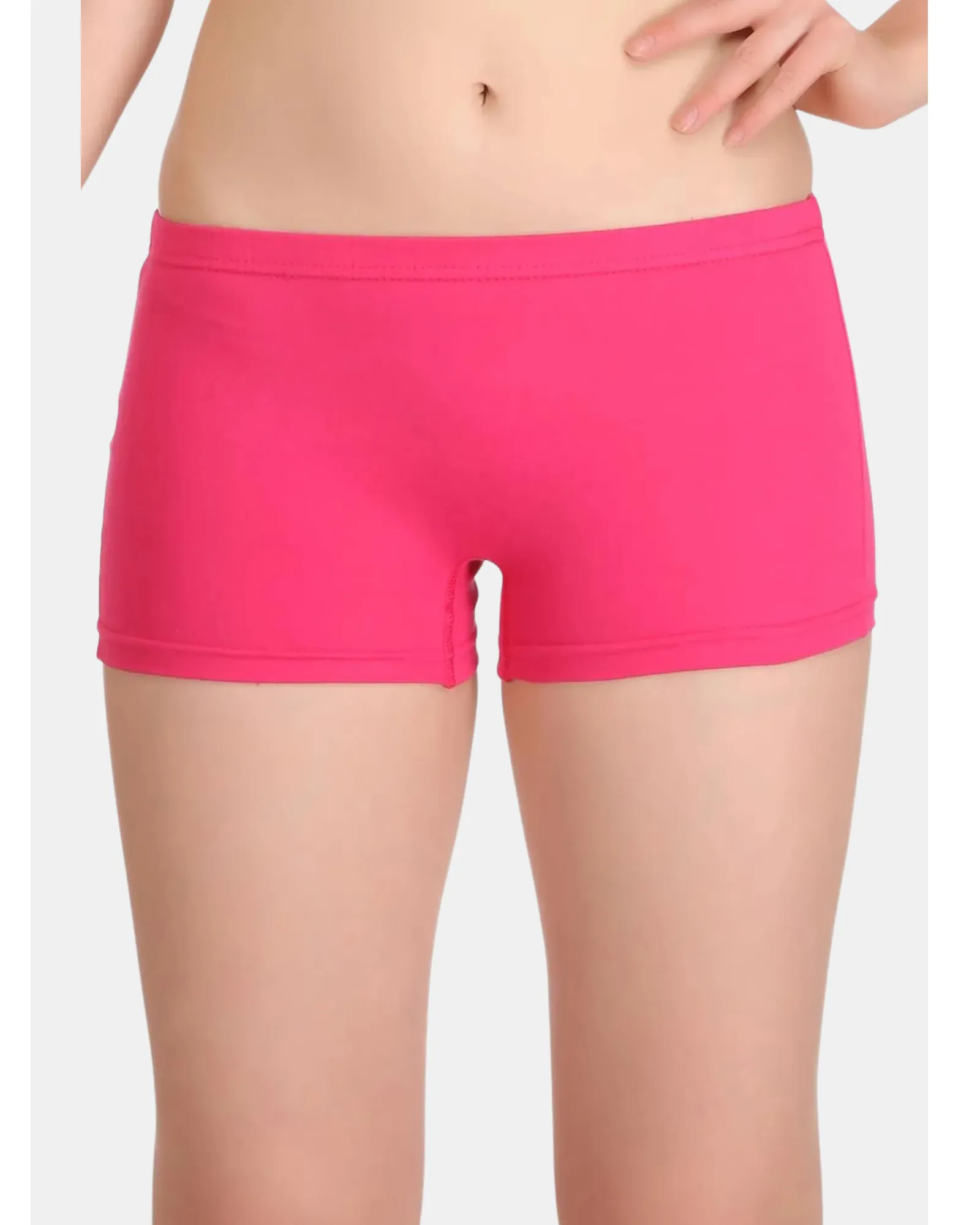 Tweens High-Rise Cotton Stretch Boyshorts Full Coverage, Seamless Comfort Everyday Essentials (Pack Of 5) - Image 8